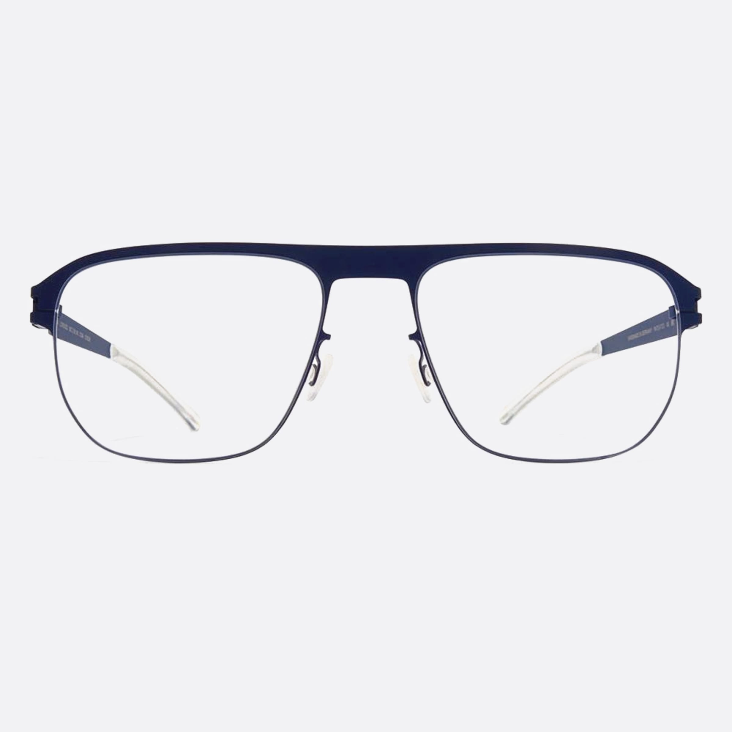Mykita 55mm Lorenzo Blue Geometric Unisex Eyeglasses - Main View