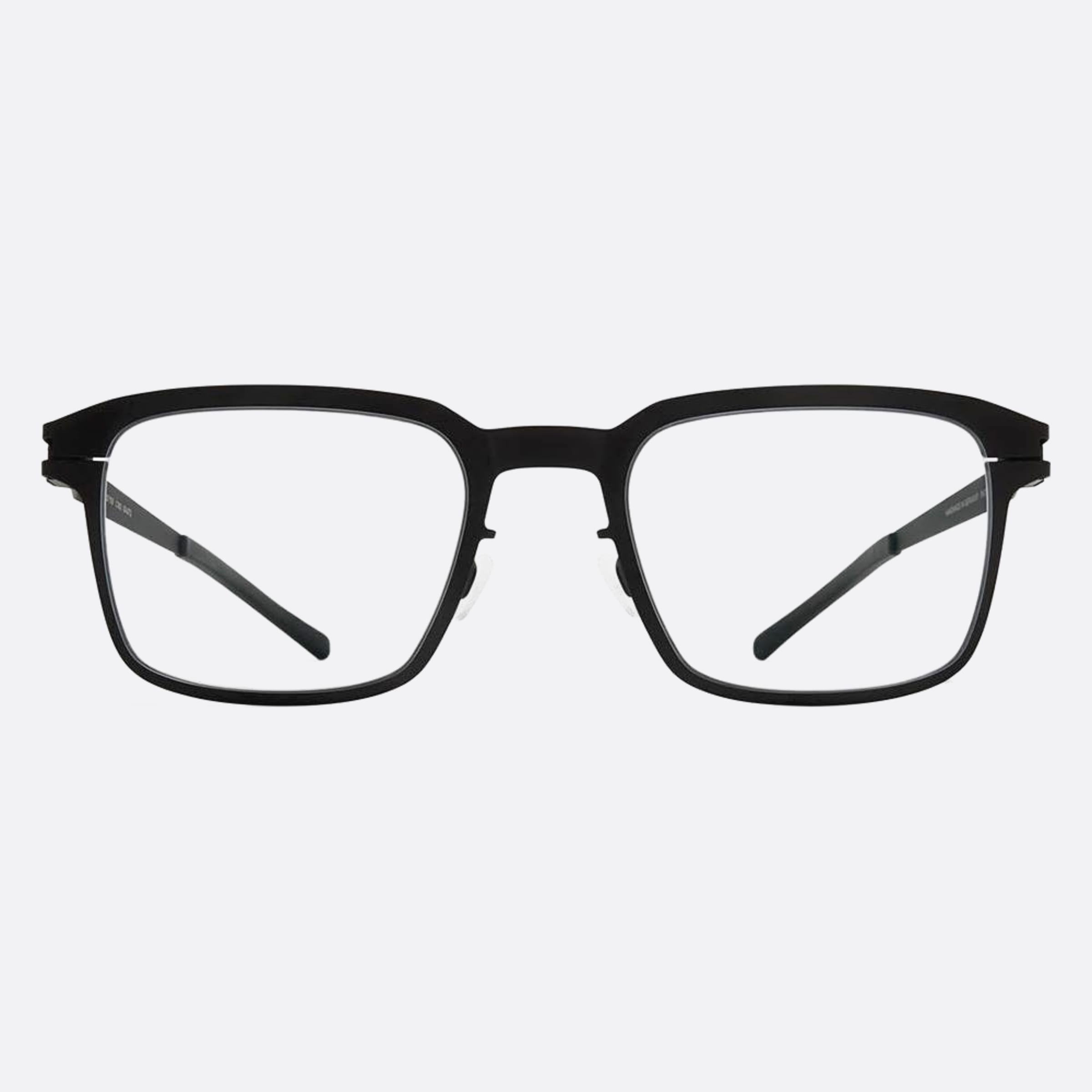 Mykita 51mm Matis Black Squared Unisex Eyeglasses - Main View