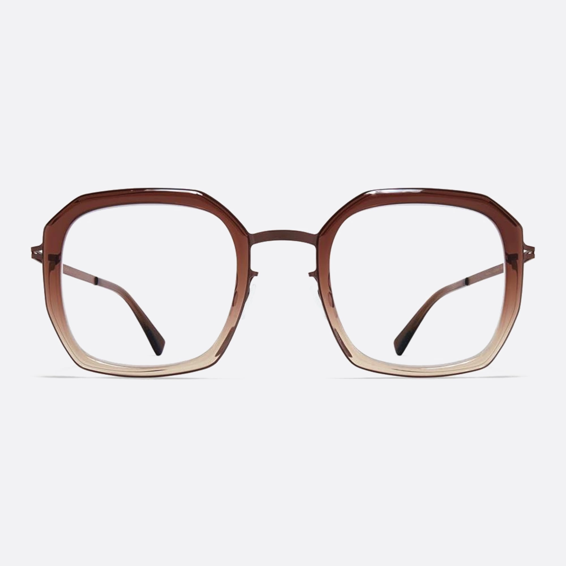 Mykita 48mm Mervi Brown Oversize Unisex Eyeglasses - Main View