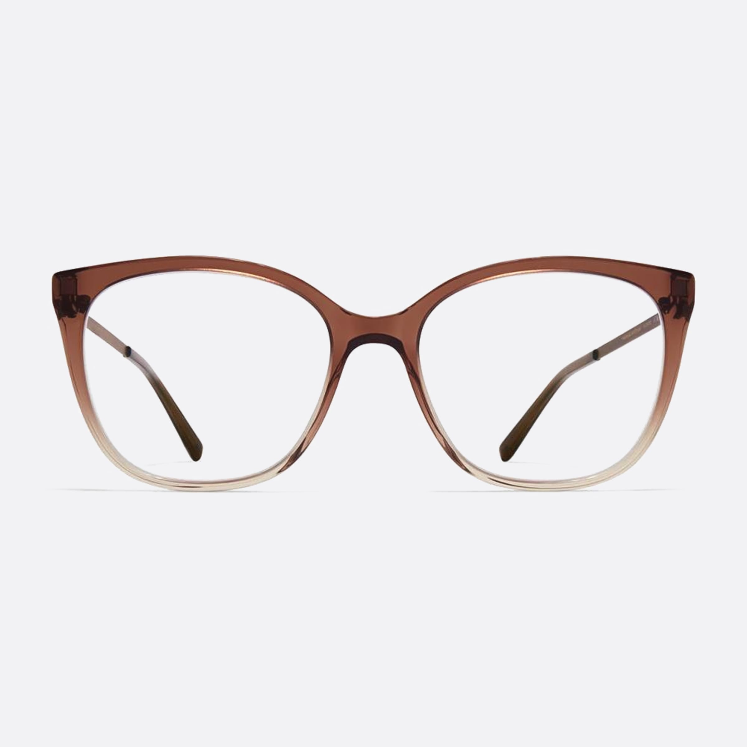 Mykita 49mm Mosha Brown Cat Eye Unisex Eyeglasses - Main View