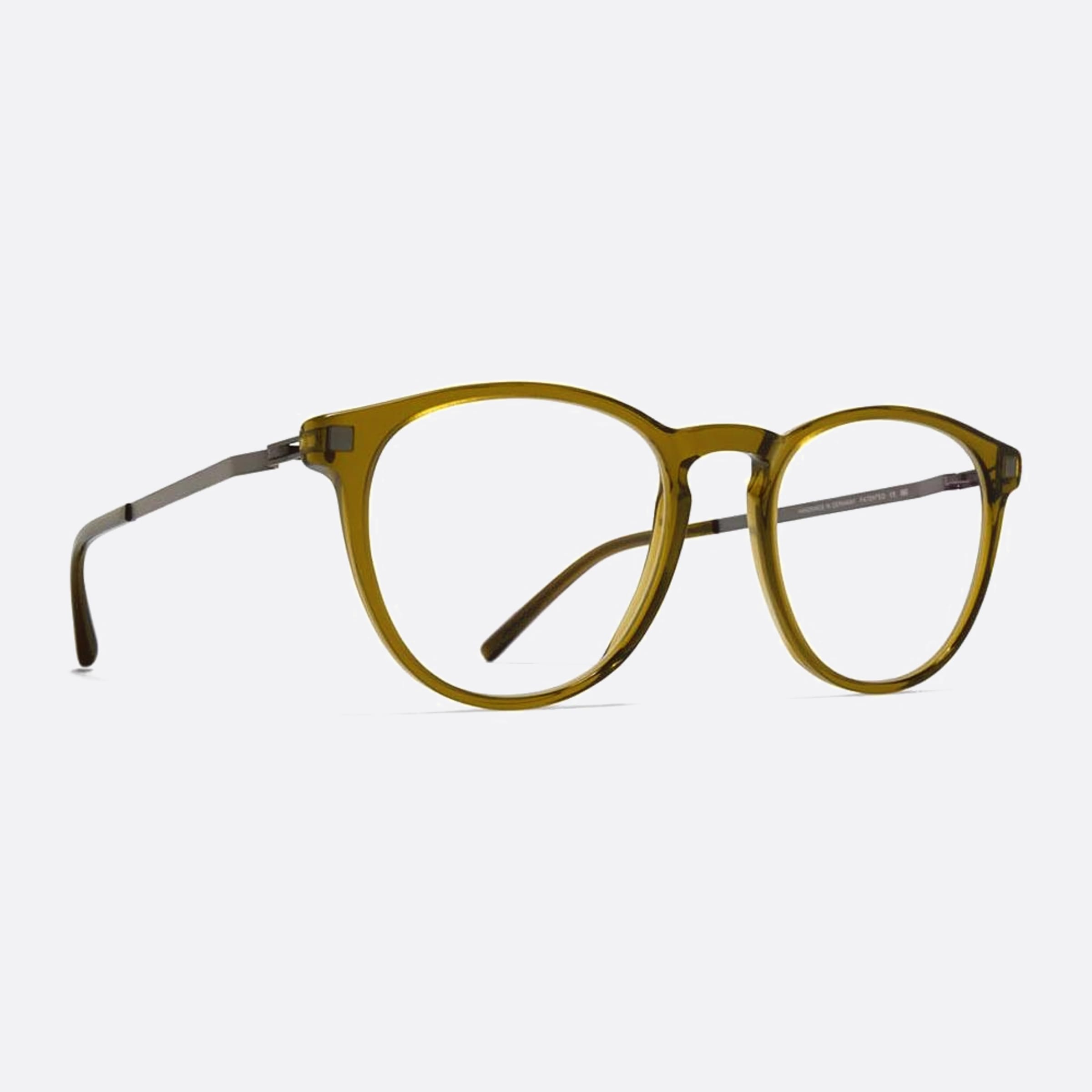 Mykita 49mm Nukka Green Visor Unisex Eyeglasses - Side View