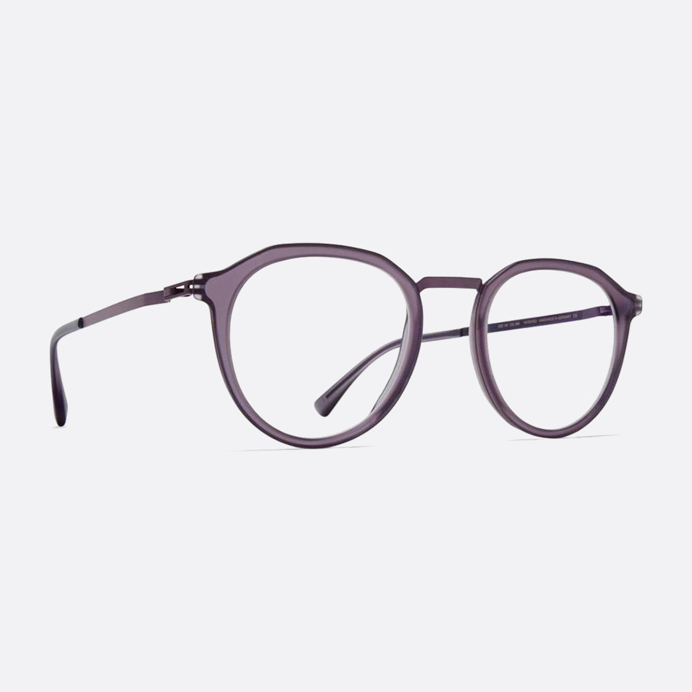 Mykita 47mm Paulson Violet Pantos Unisex Eyeglasses - Side View