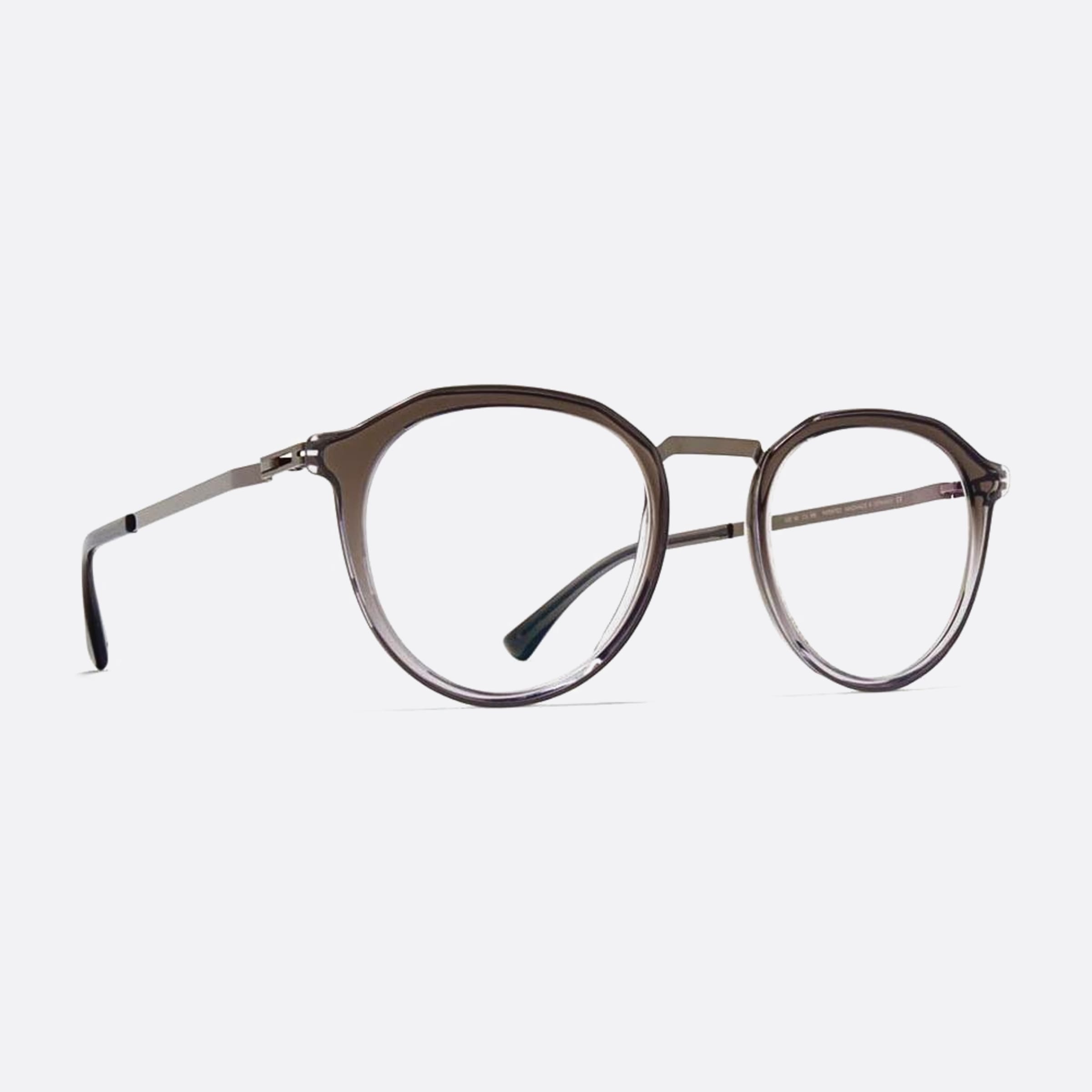 Mykita 47mm Paulson Grey Pantos Unisex Eyeglasses - Side View