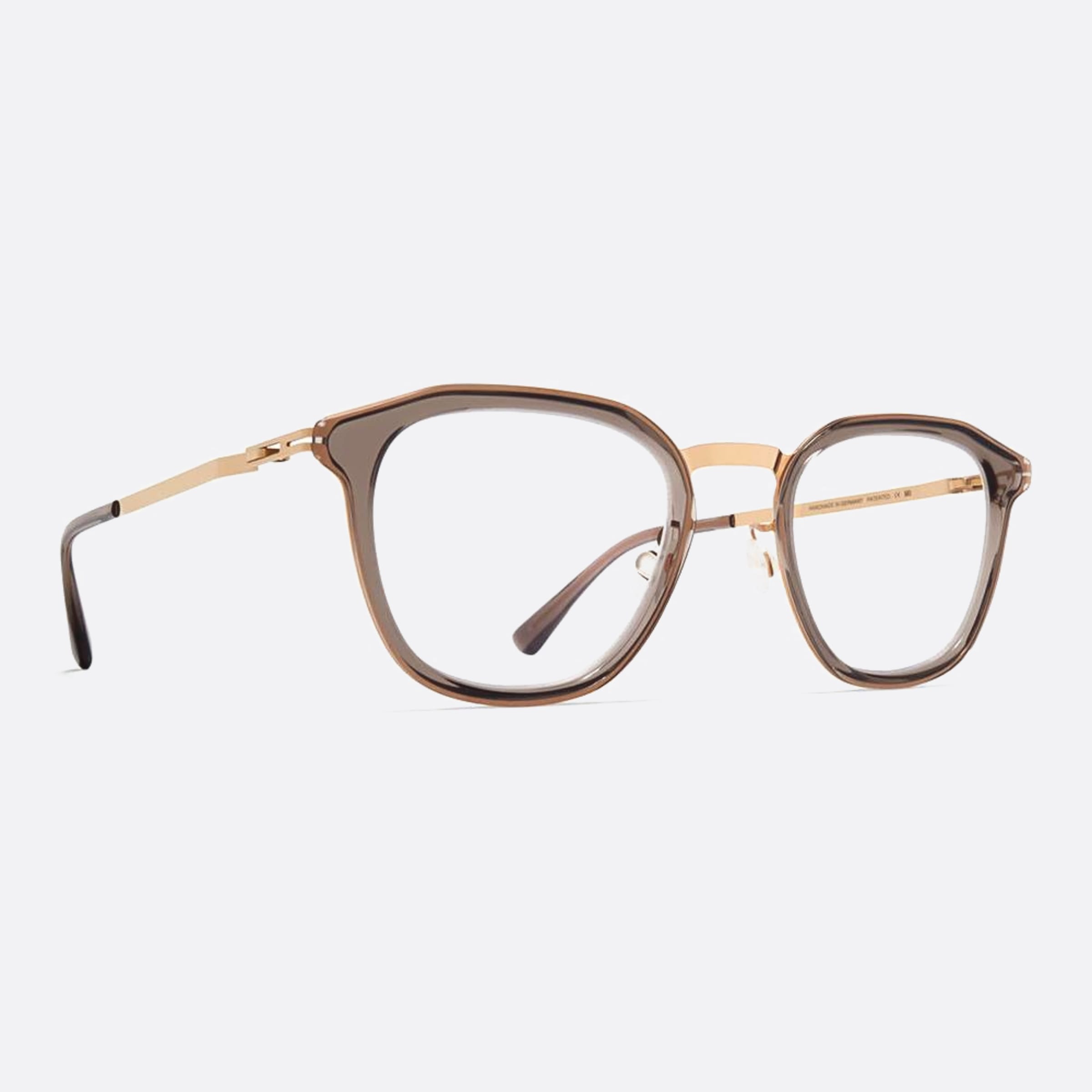 Mykita 51mm Pavi Brown Pantos Unisex Eyeglasses - Side View