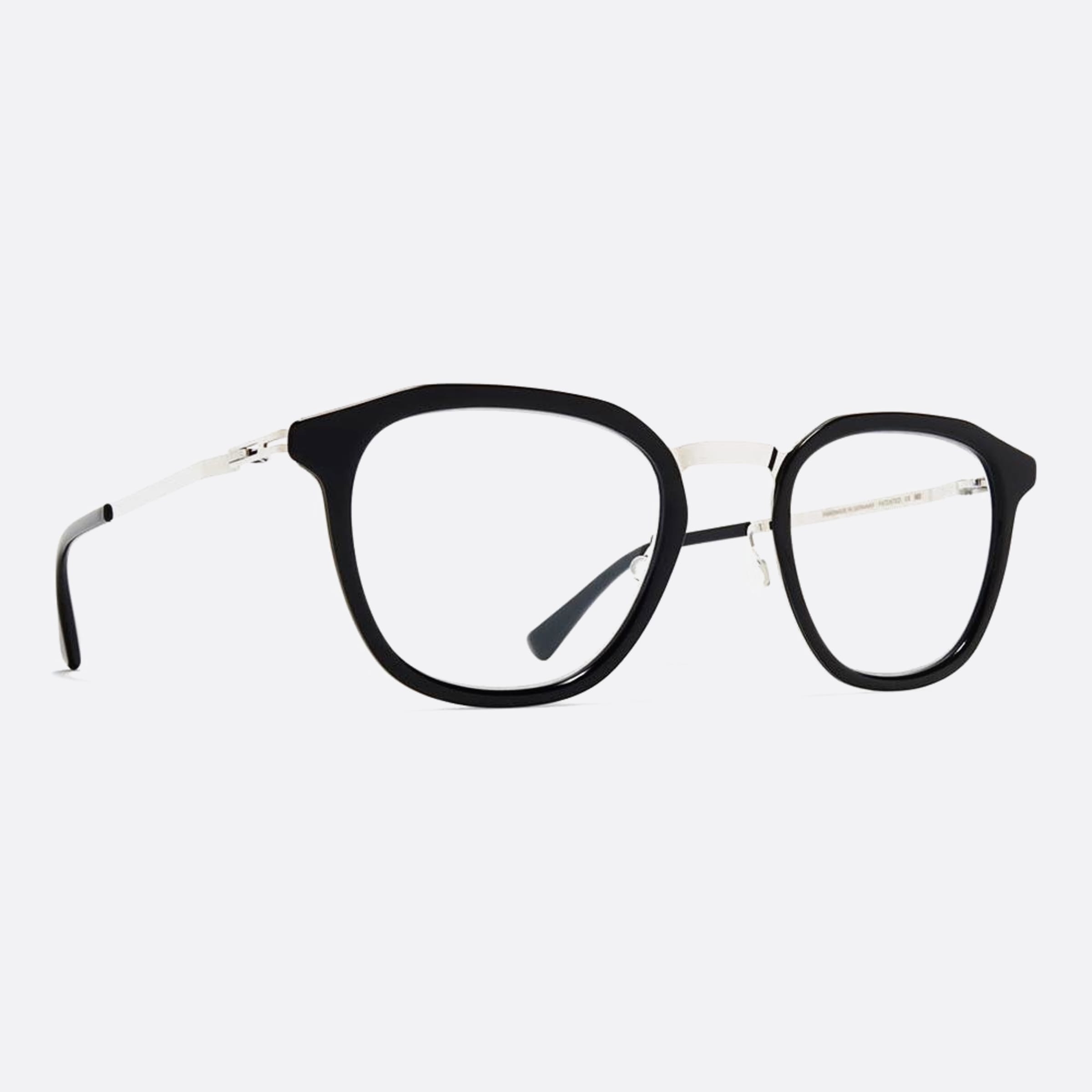 Mykita 51mm Pavi Black Pantos Unisex Eyeglasses - Side View
