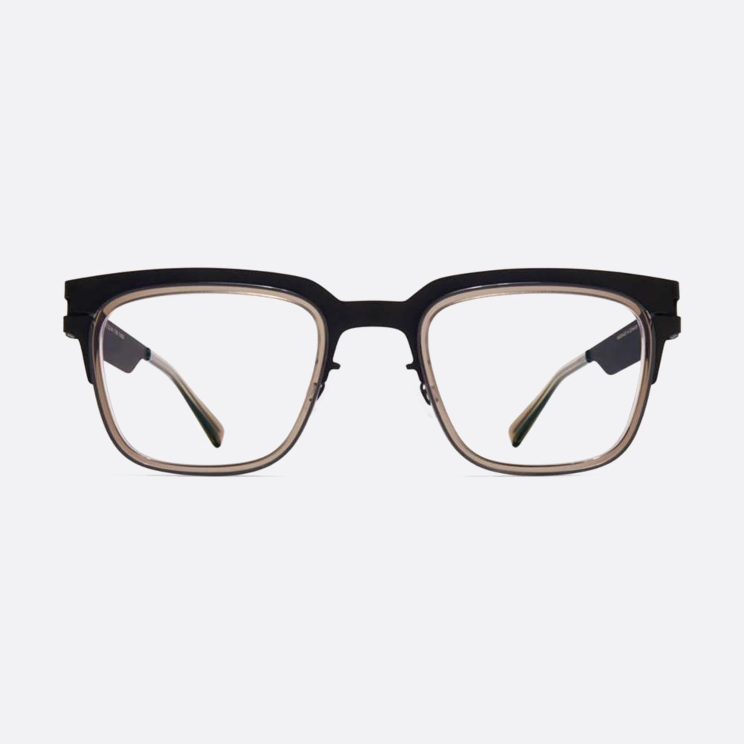 Mykita 51mm Raymond Black Squared Unisex Eyeglasses - Main View