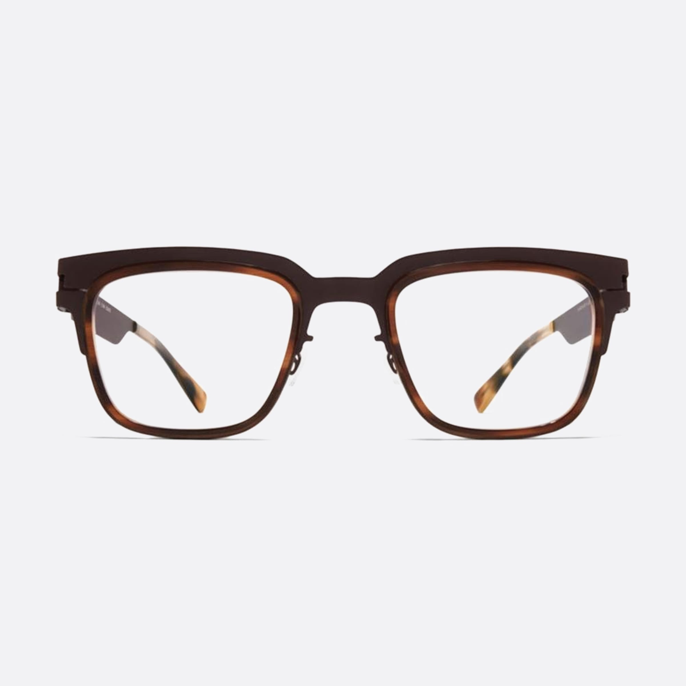 Mykita 51mm Raymond Brown Squared Unisex Eyeglasses - Main View