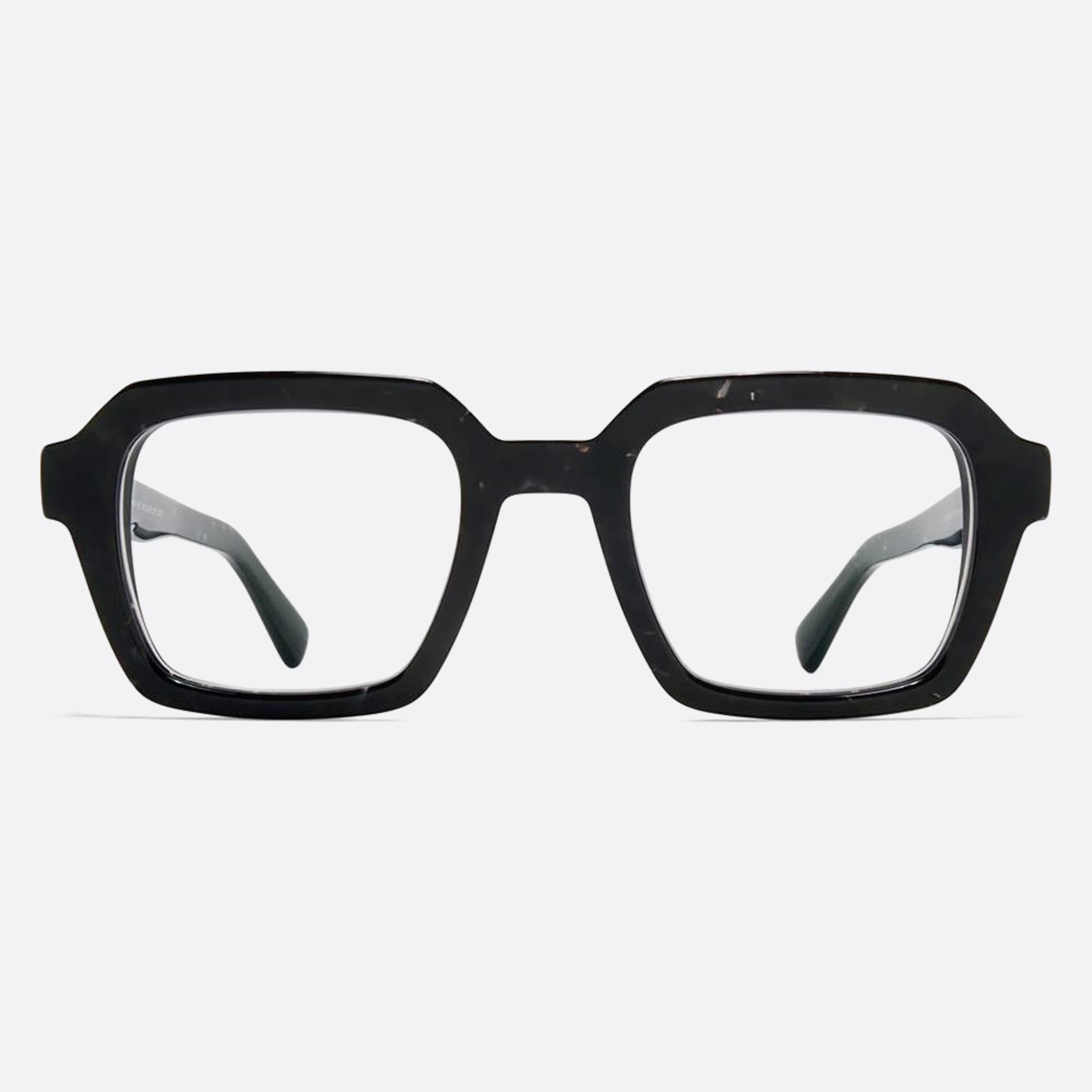 Mykita 48mm Rue Black Geometric Unisex Eyeglasses - Main View