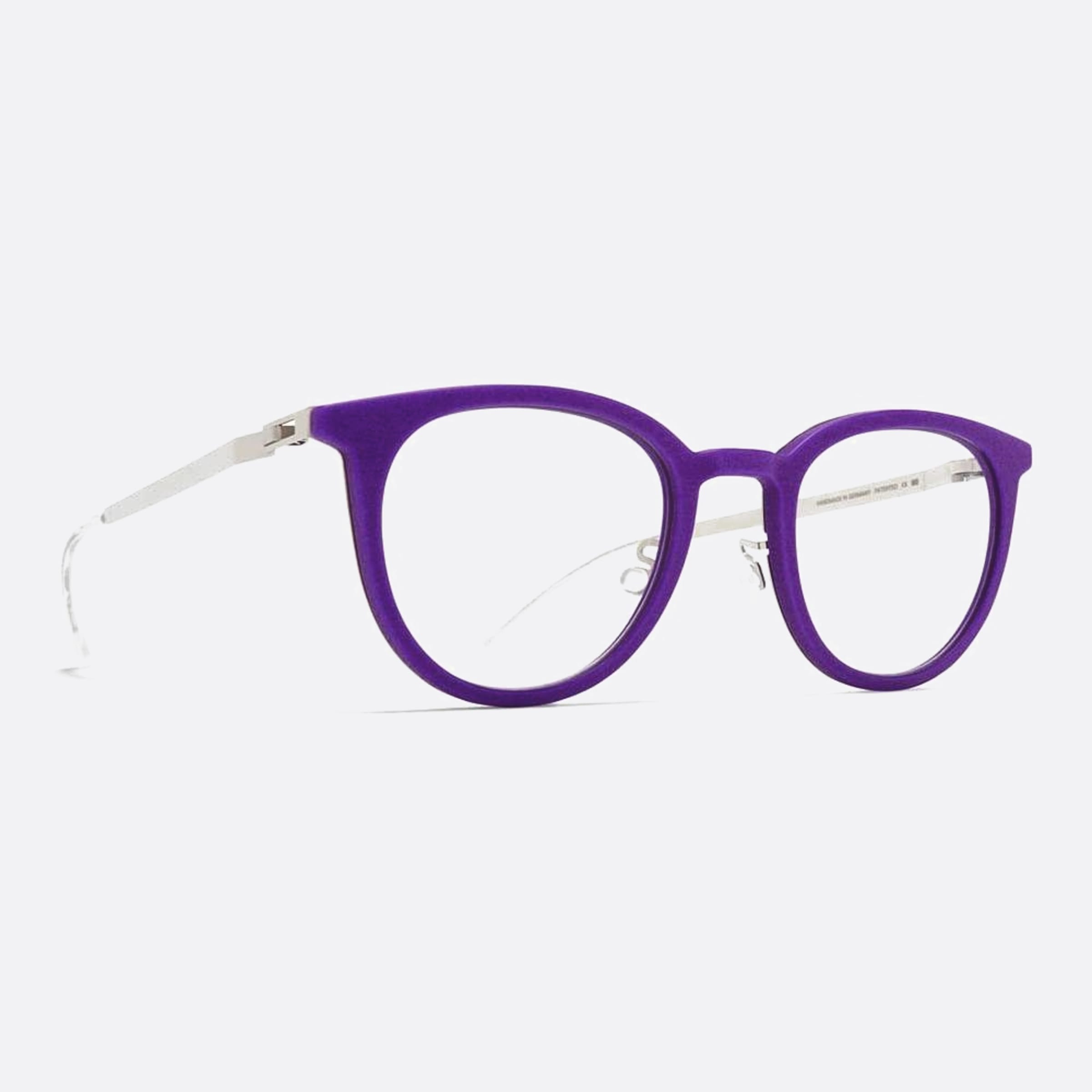 Mykita 47mm Sindal Violet Pantos Unisex Eyeglasses - Side View