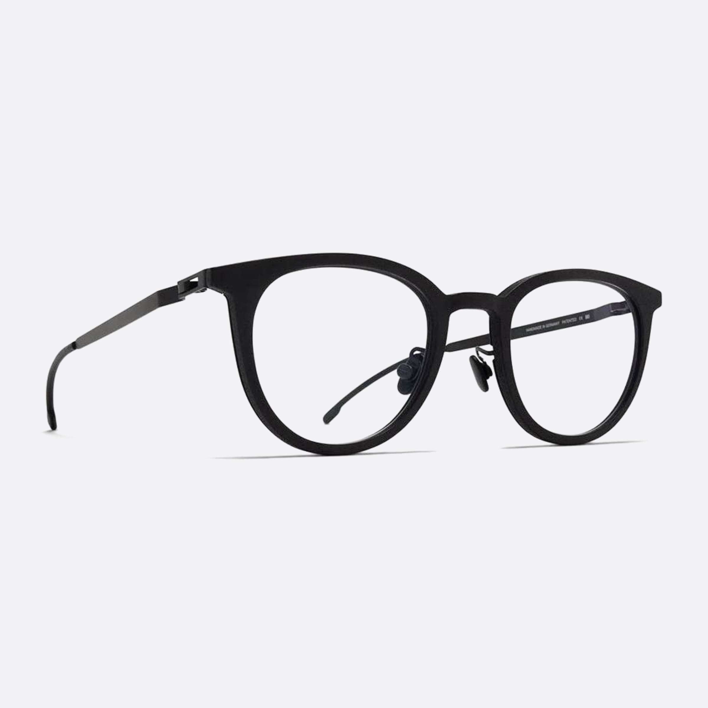 Mykita 47mm Sindal Black Pantos Unisex Eyeglasses - Side View