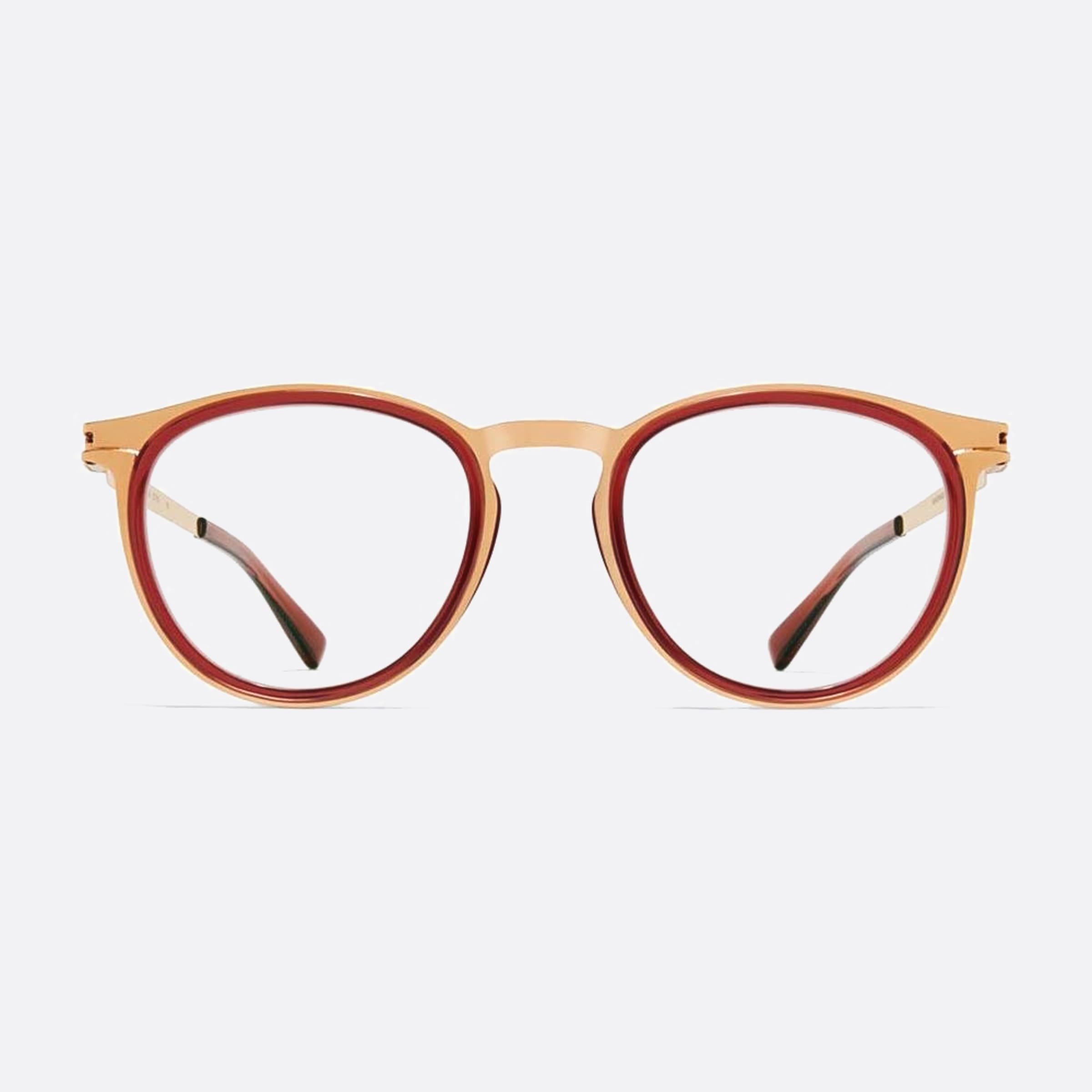 Mykita 47mm Siwa Orange Pantos Unisex Eyeglasses - Main View