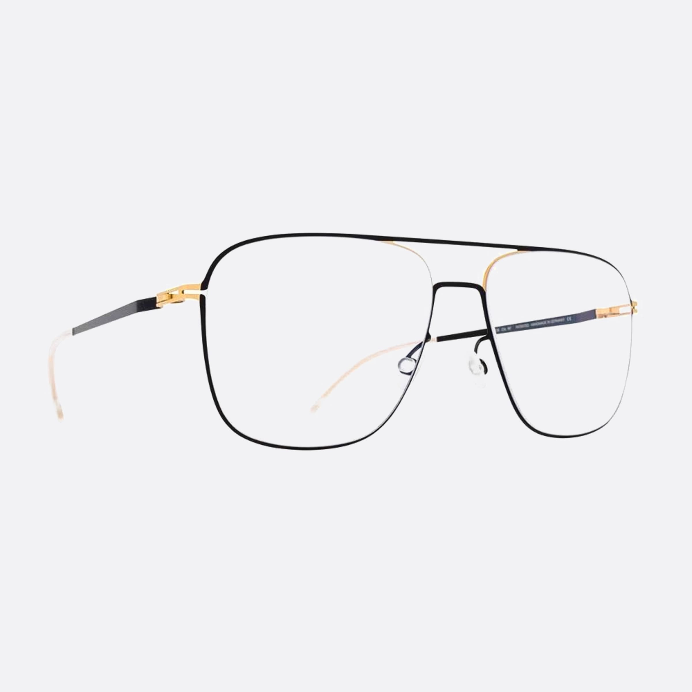 Mykita 56mm Steen Black Shield Unisex Eyeglasses - Side View