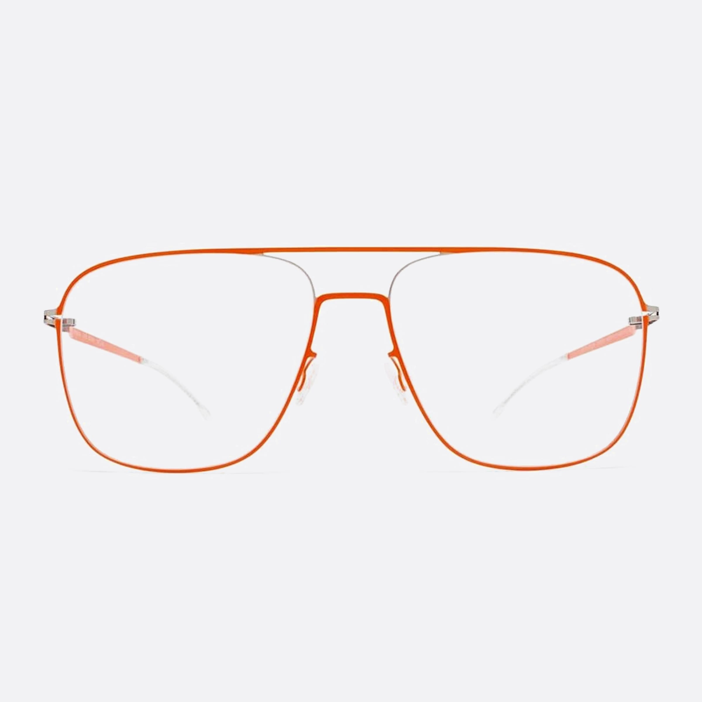 Mykita 56mm Steen Orange Shield Unisex Eyeglasses - Main View