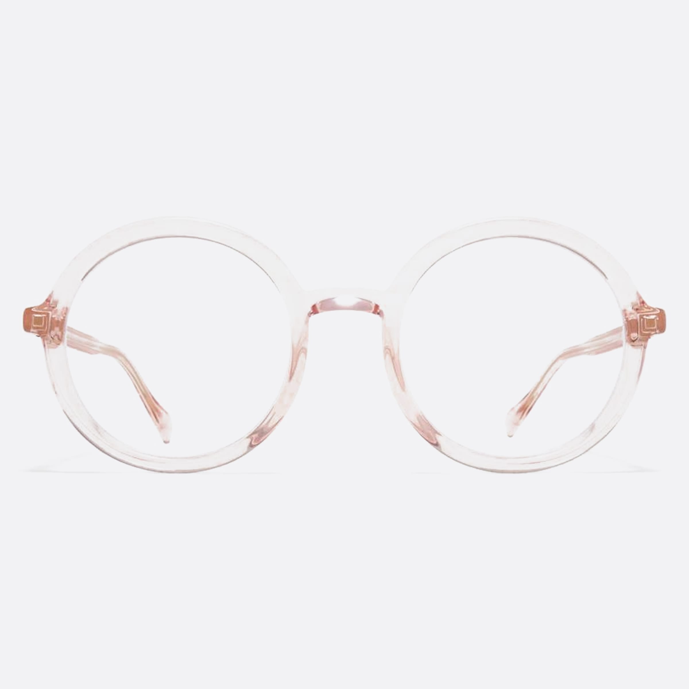 Mykita 49mm Teema Pink Round Unisex Eyeglasses - Main View