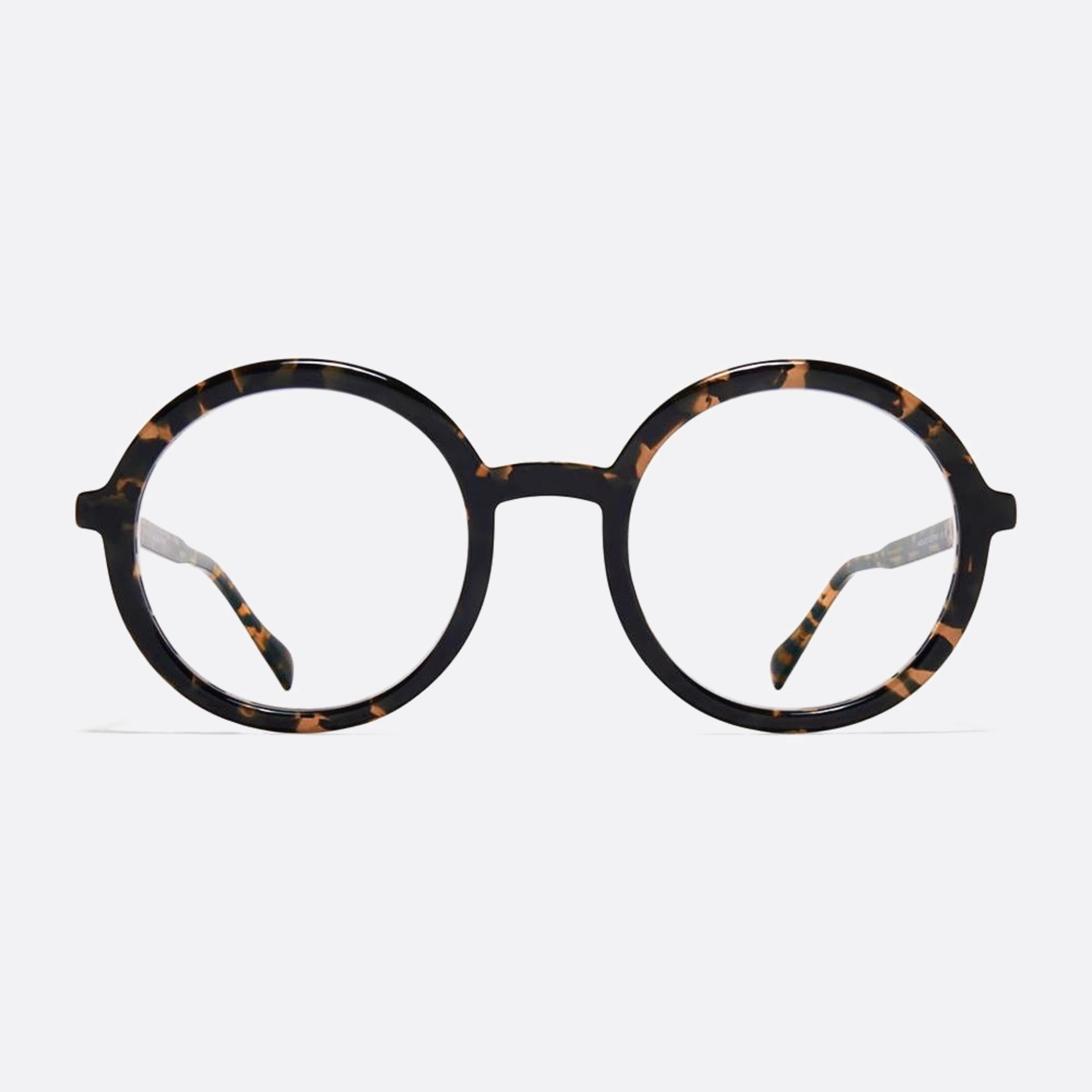Mykita 49mm Teema Havana Round Unisex Eyeglasses - Main View