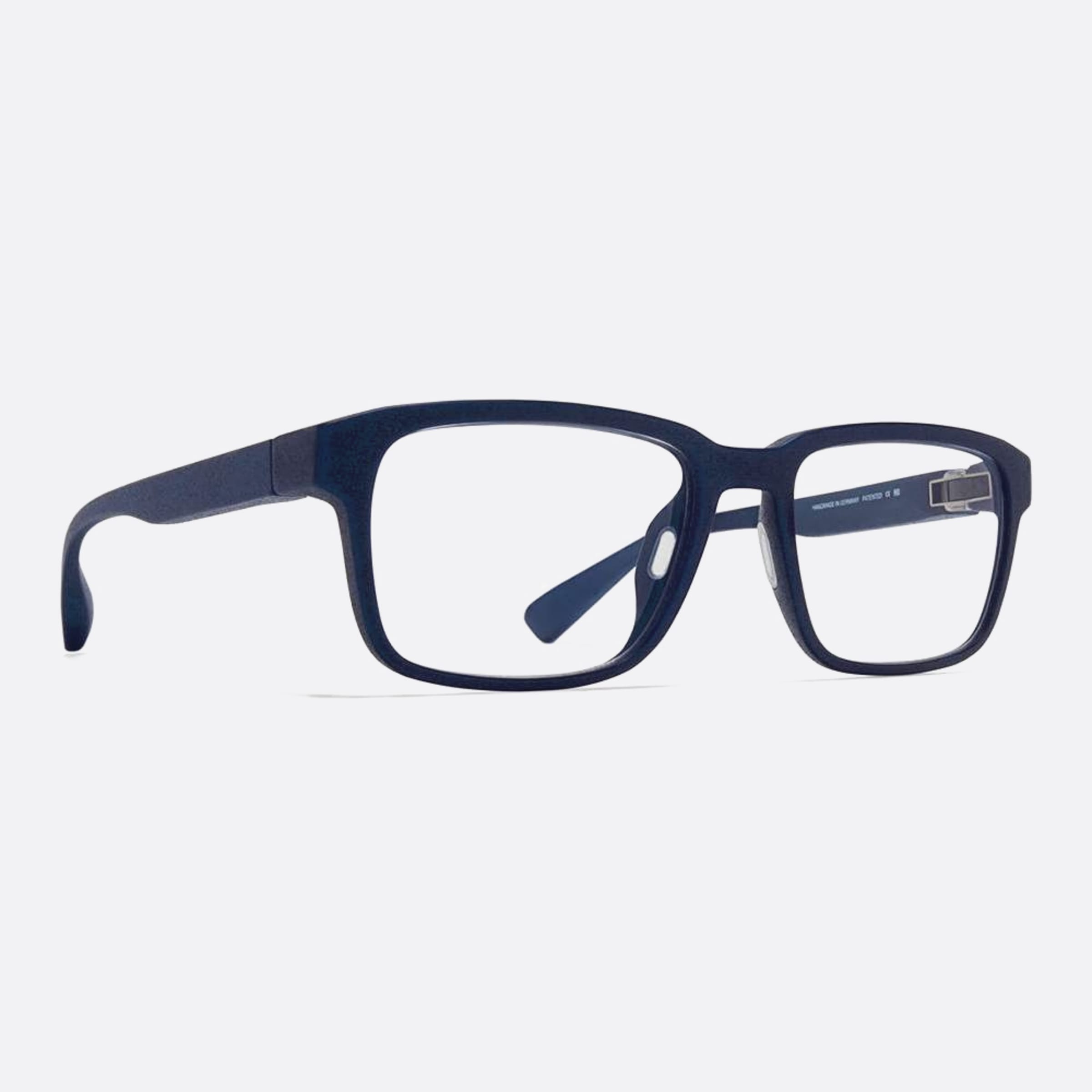 Mykita 54mm Tevel Blue Rectangle Unisex Eyeglasses - Side View
