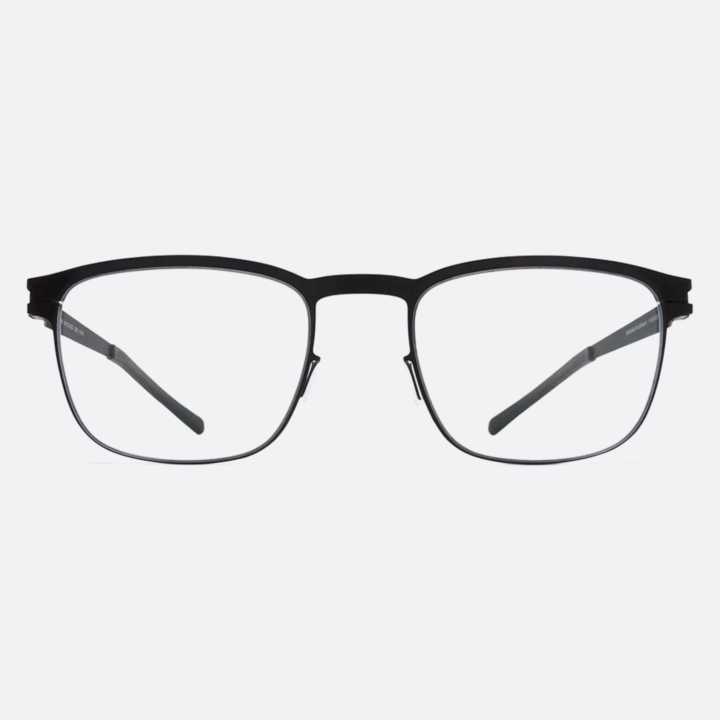 Mykita 54mm Theodore Black Squared Unisex Eyeglasses - Main View