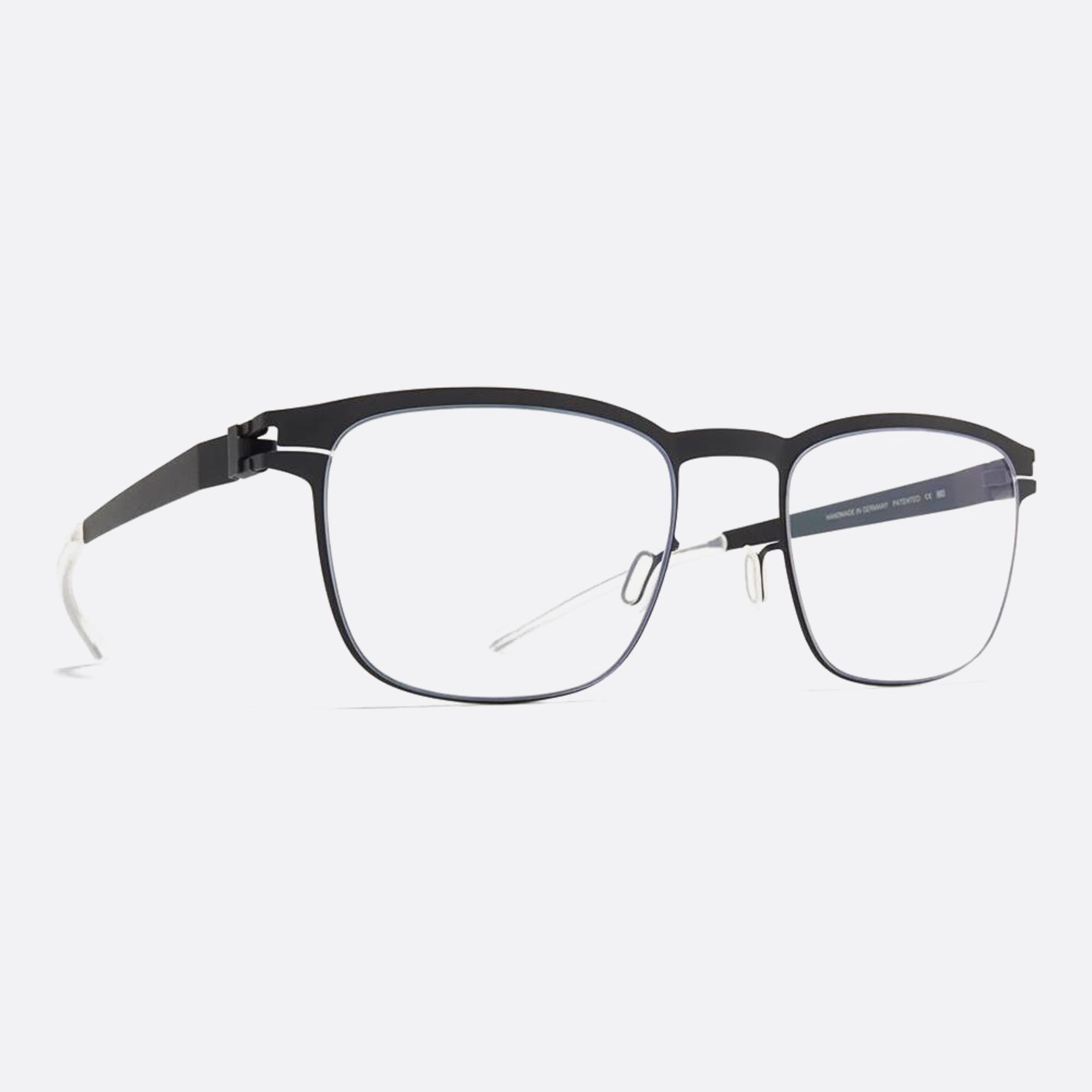 Mykita 54mm Theodore Grey Squared Unisex Eyeglasses - Side View