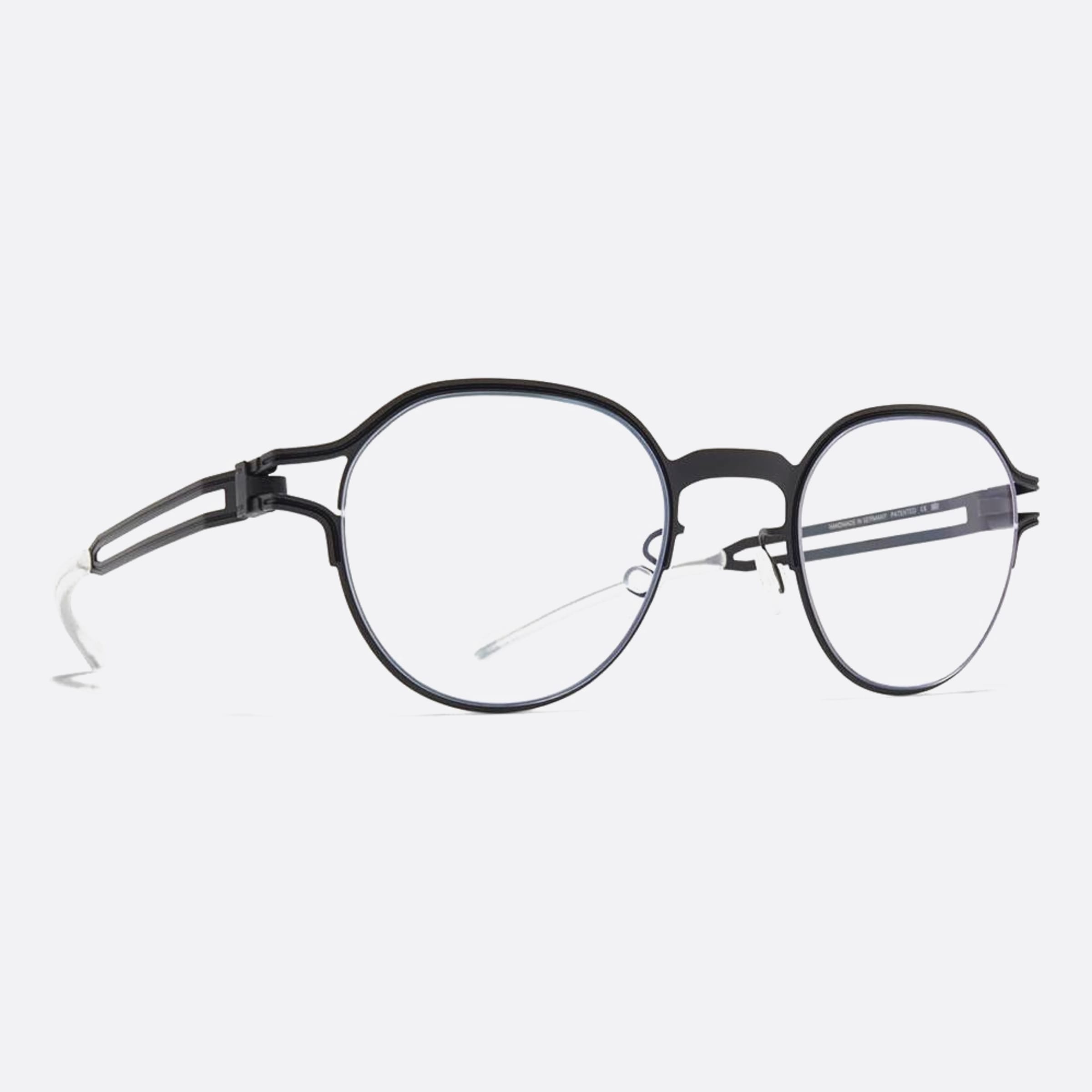 Mykita 47mm Vaasa Grey Pantos Unisex Eyeglasses - Side View