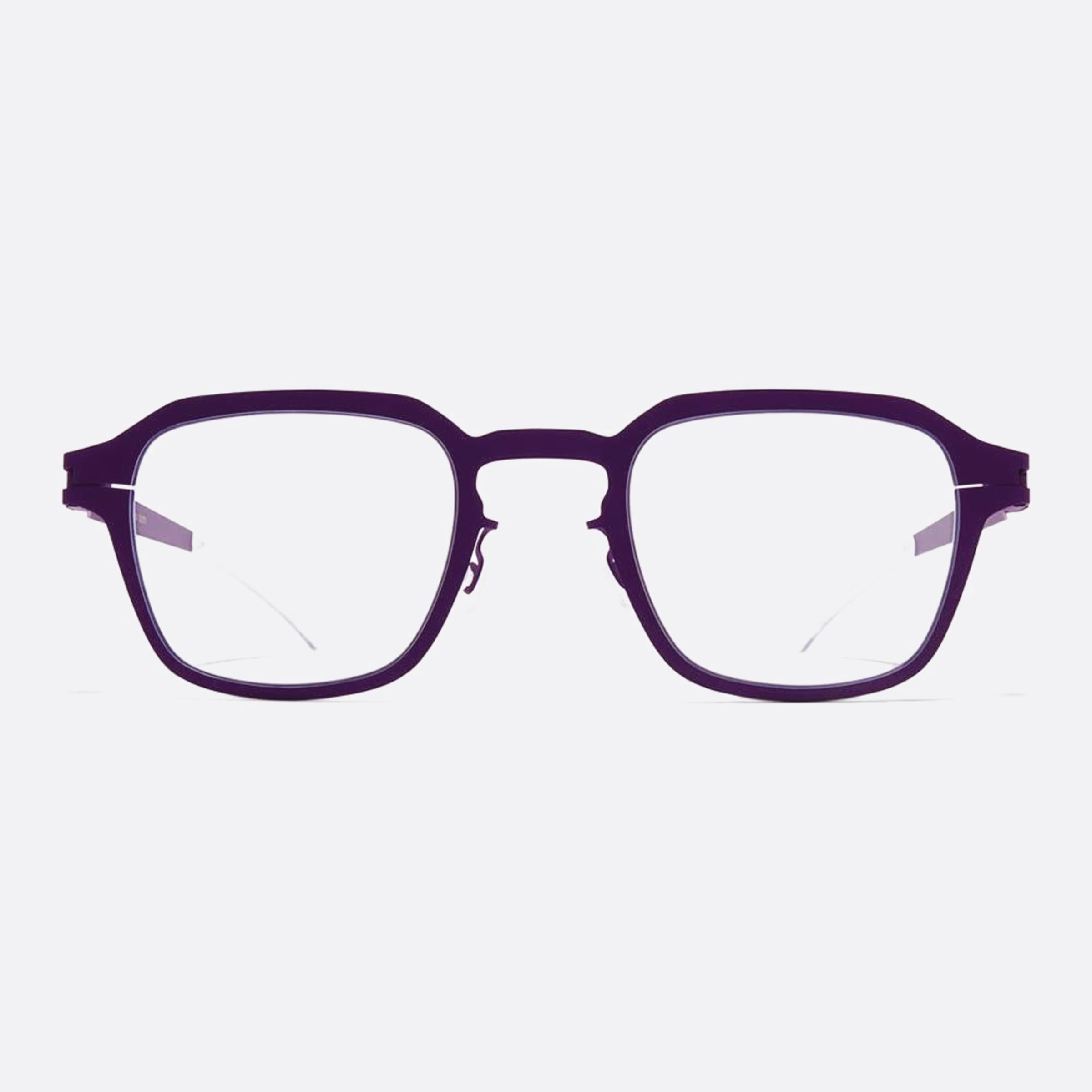 Mykita 47mm Waters Violet Squared Unisex Eyeglasses - Main View