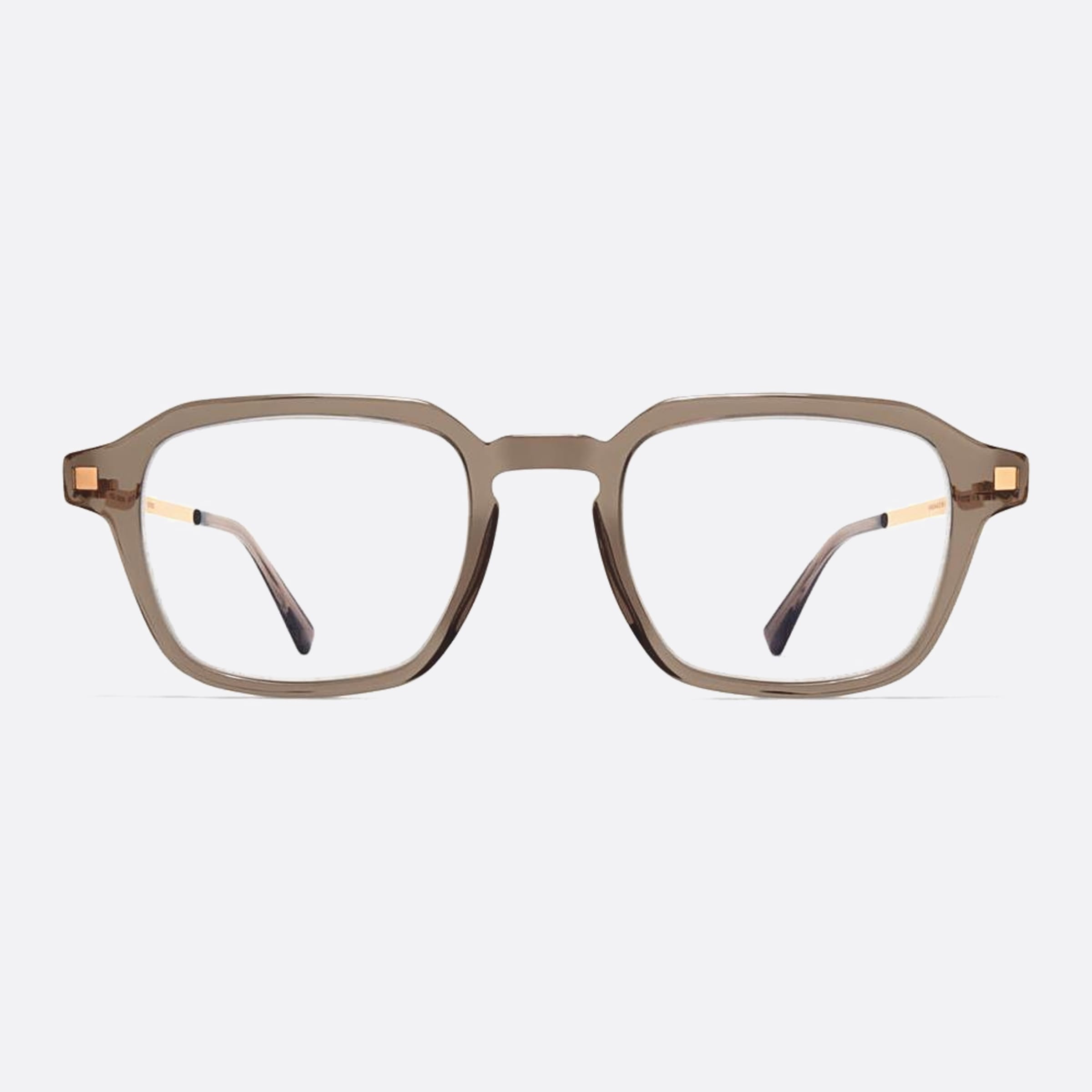 Mykita 49mm Yukon Brown Squared Unisex Eyeglasses - Main View