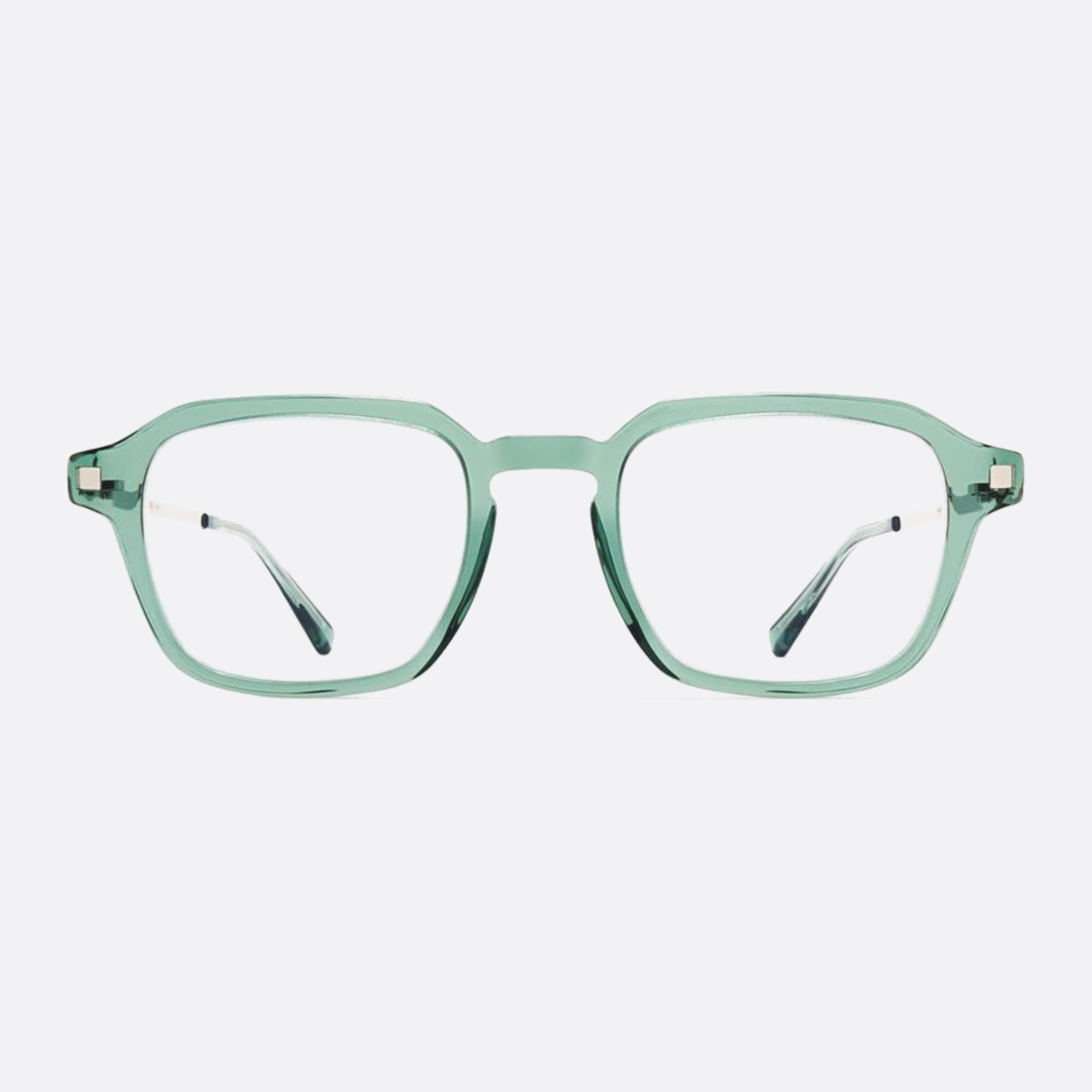 Mykita 49mm Yukon Green Squared Unisex Eyeglasses - Main View