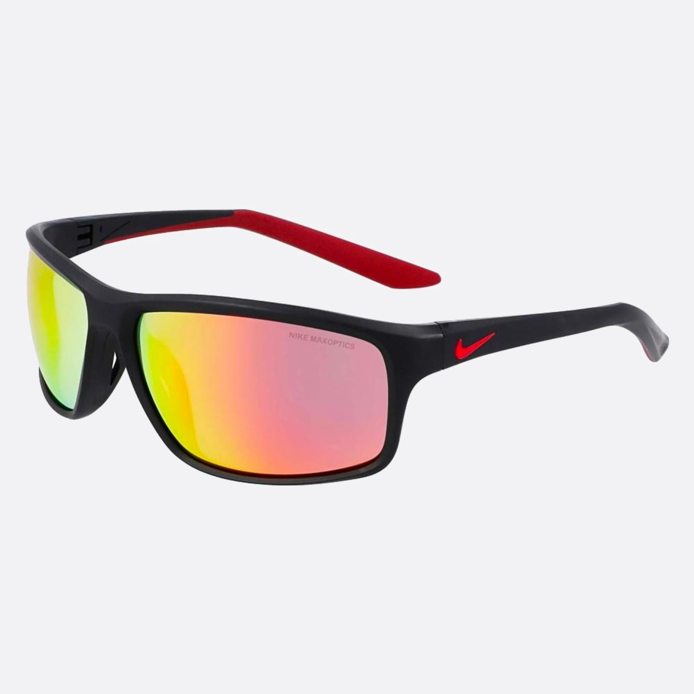 Nike 64mm Nike Adrenaline Dv2155 Black Sports Unisex Sunglasses - Side View