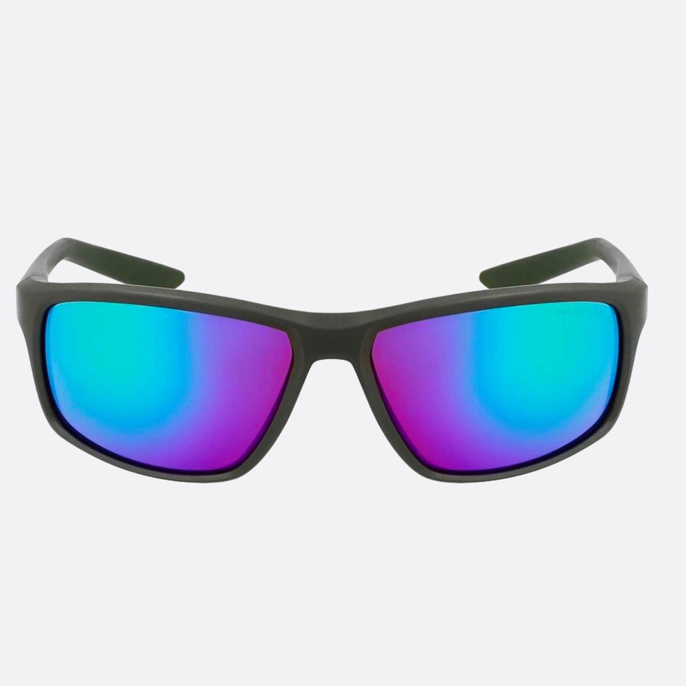 Nike 64mm Nike Adrenaline Dv2155 Green Sports Unisex Sunglasses - Main View