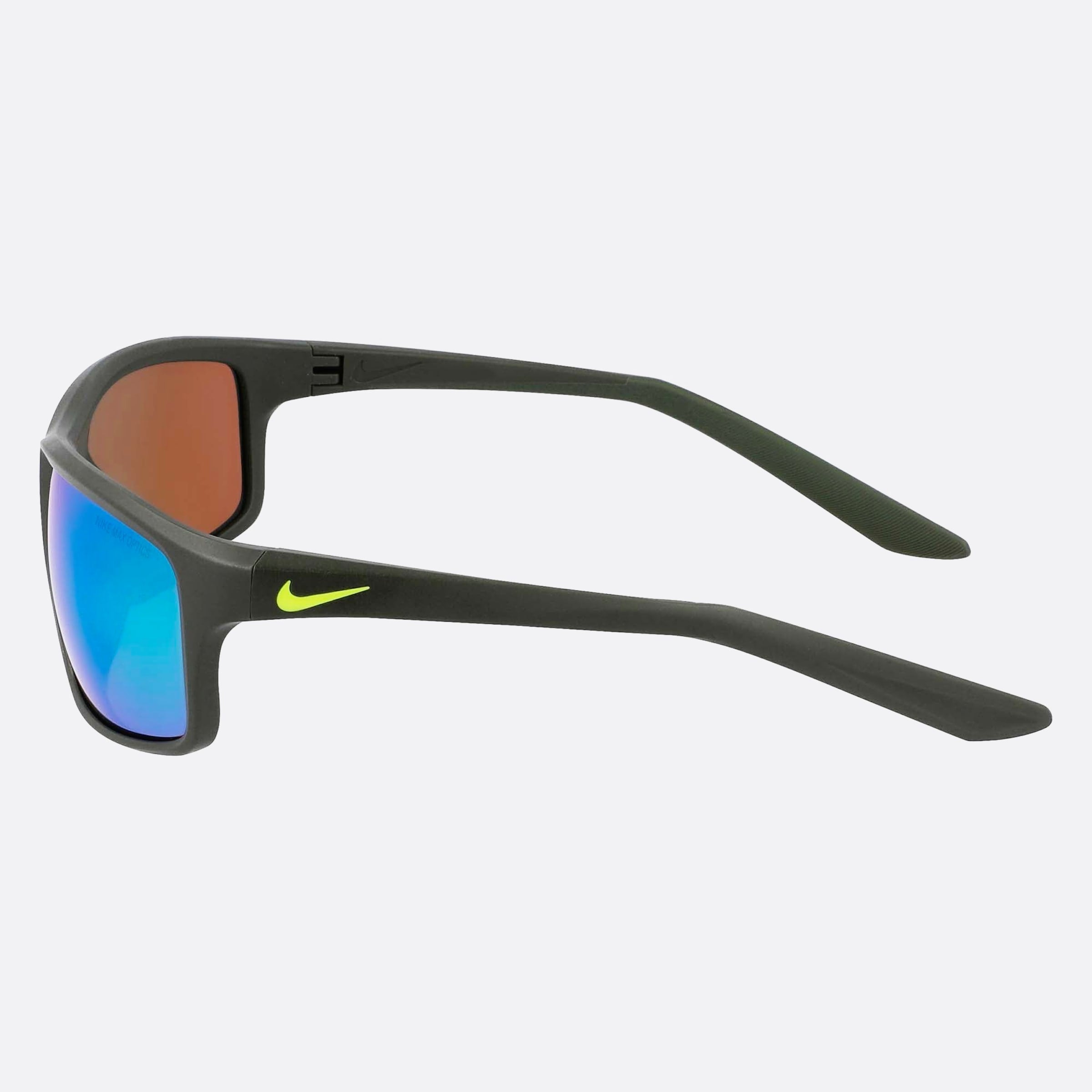Nike 64mm Nike Adrenaline Dv2155 Green Sports Unisex Sunglasses - Detail View