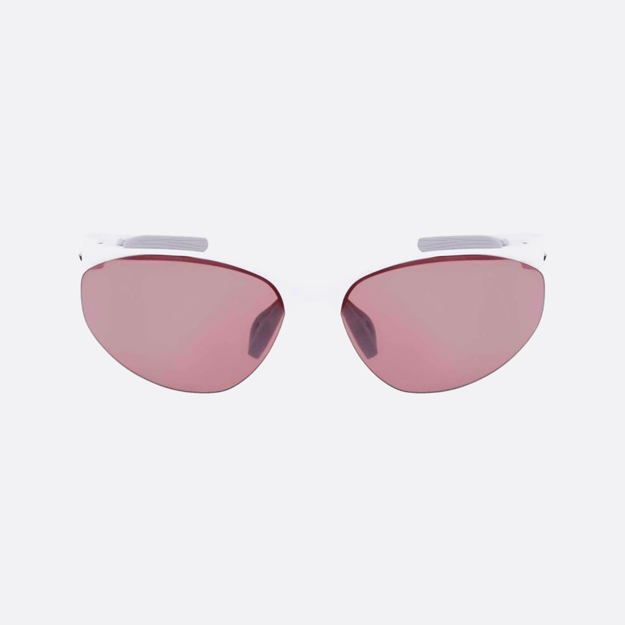 Nike 69mm Nike Aerial Dz7353 White Visor Unisex Sunglasses - Main View