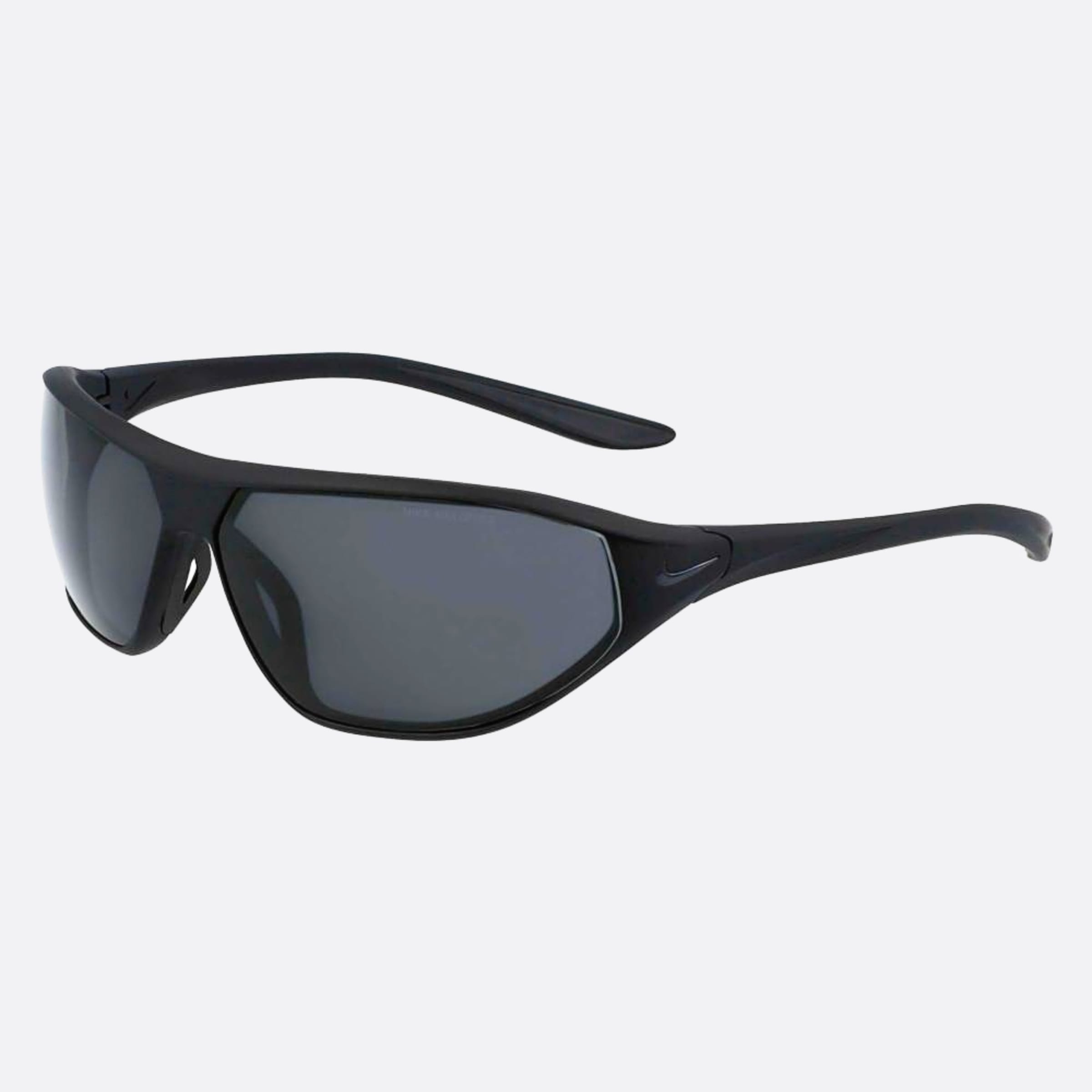 Nike 65mm Nike Aero Swift Dq0803 Black Sports Unisex Sunglasses - Side View
