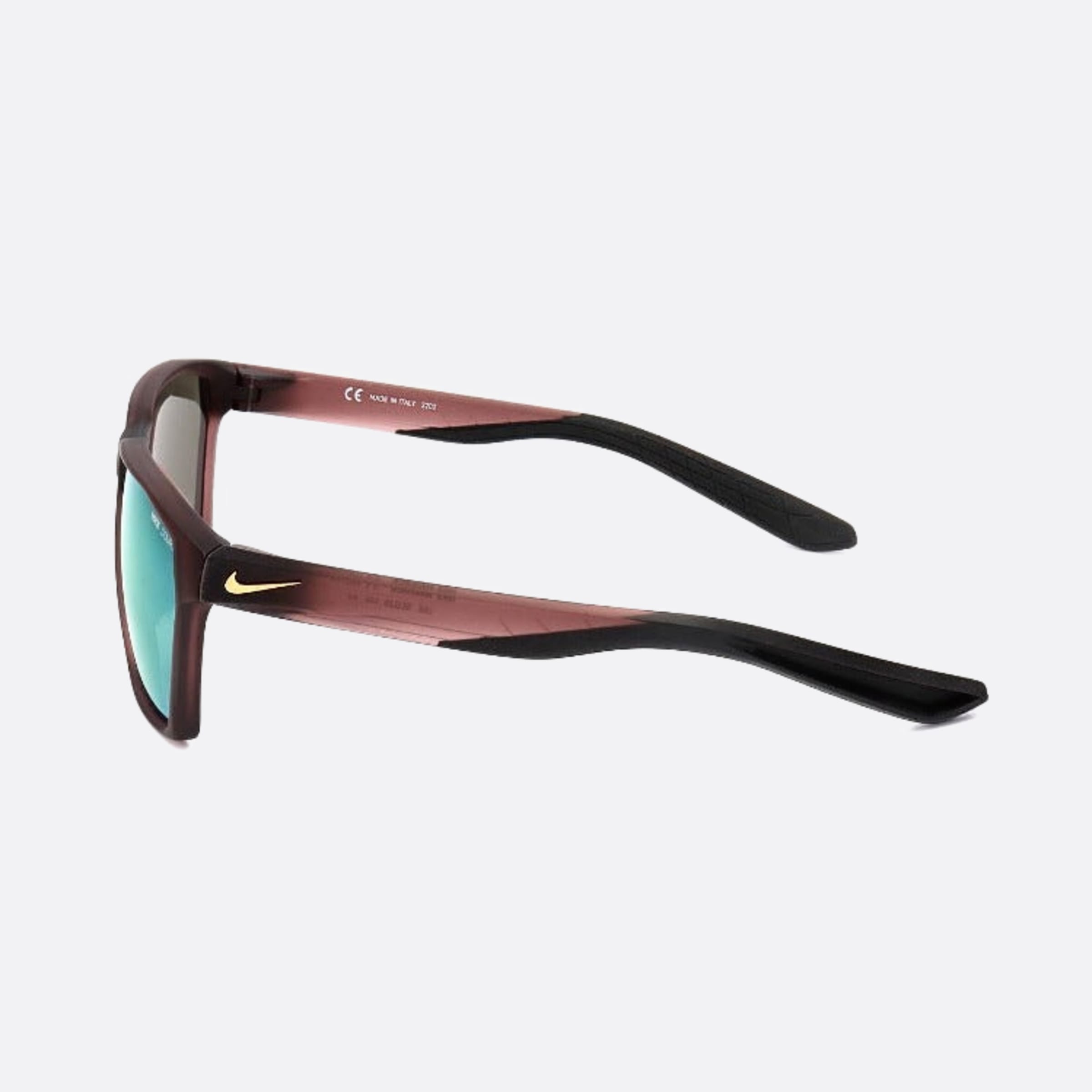 Nike 55mm Nike Maverick Dj0789 Brown Geometric Unisex Sunglasses - Detail View
