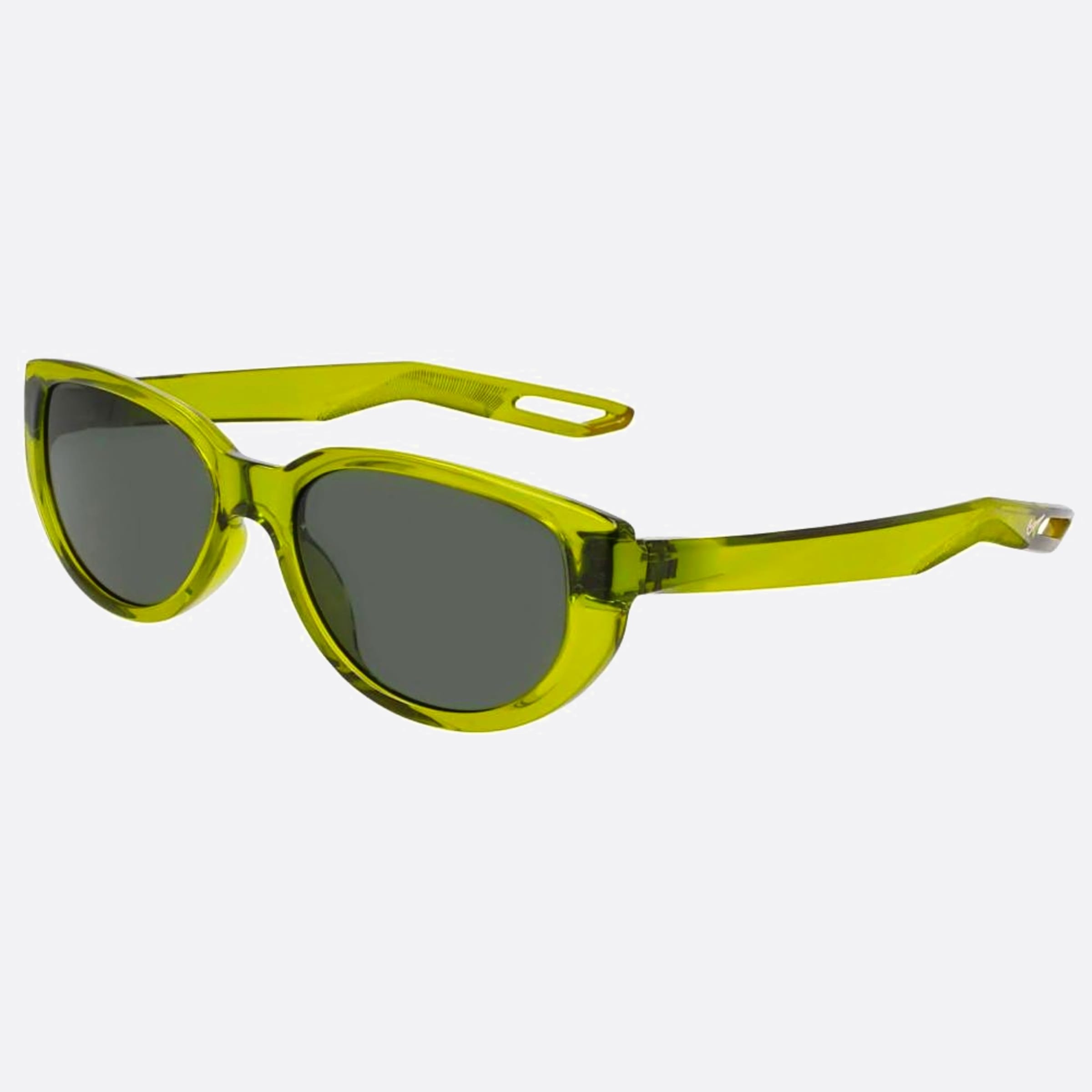 Nike 55mm Nike Nv07 Fn0303 Green Cat Eye Unisex Sunglasses - Side View
