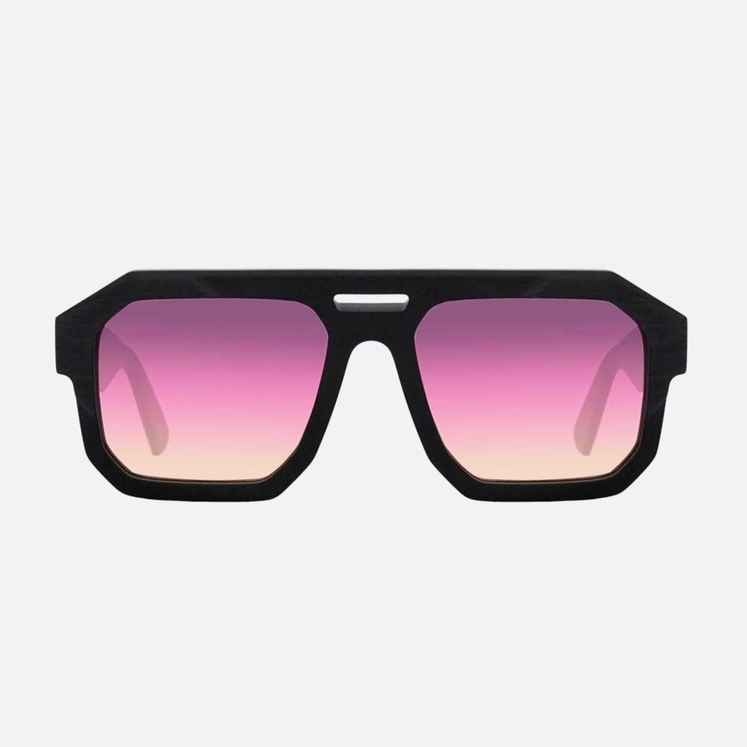 Ophy 56mm Gehry Lava Black Geometric Men Sunglasses - Main View