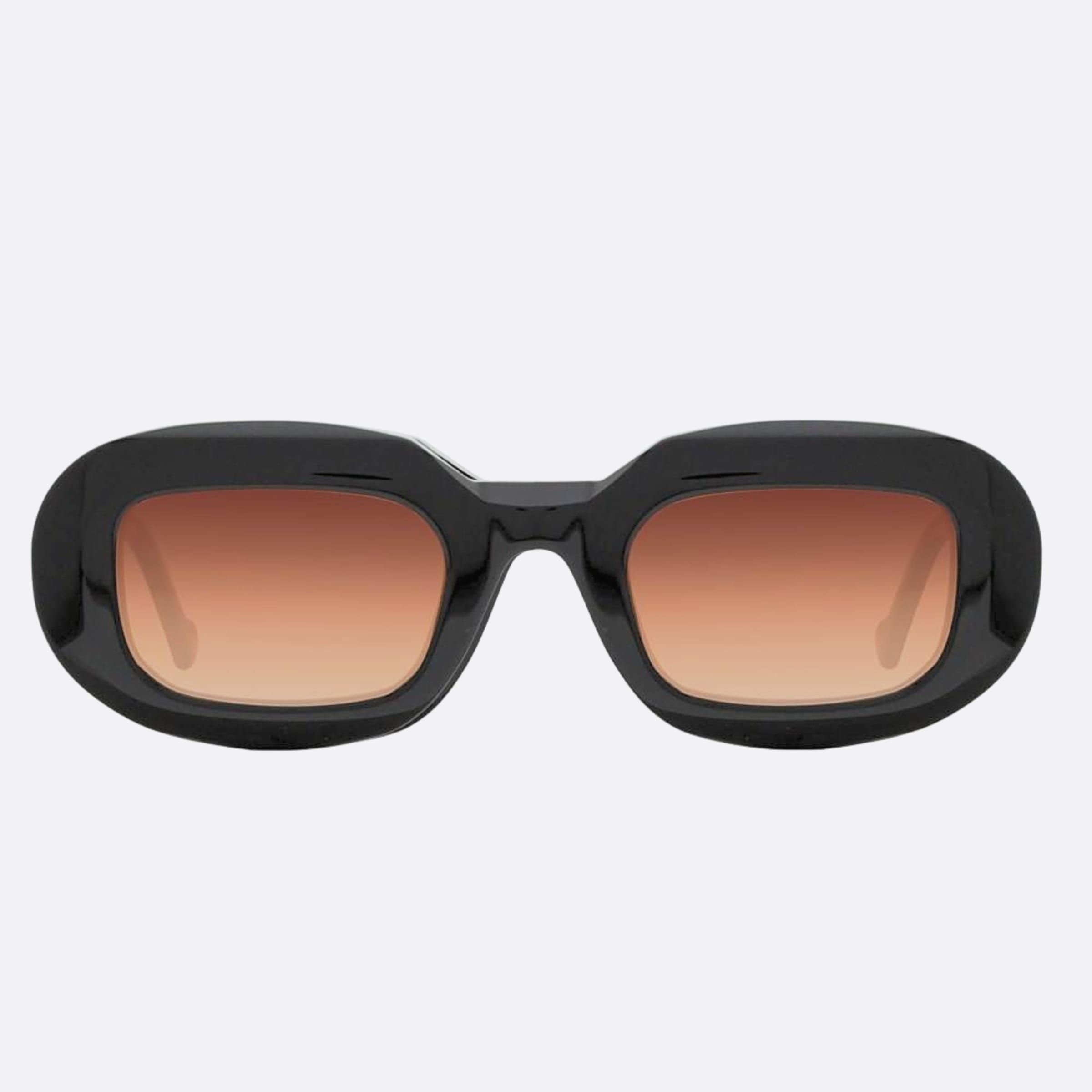 Ophy 49mm Yvonne Black Geometric Women Sunglasses - Main View