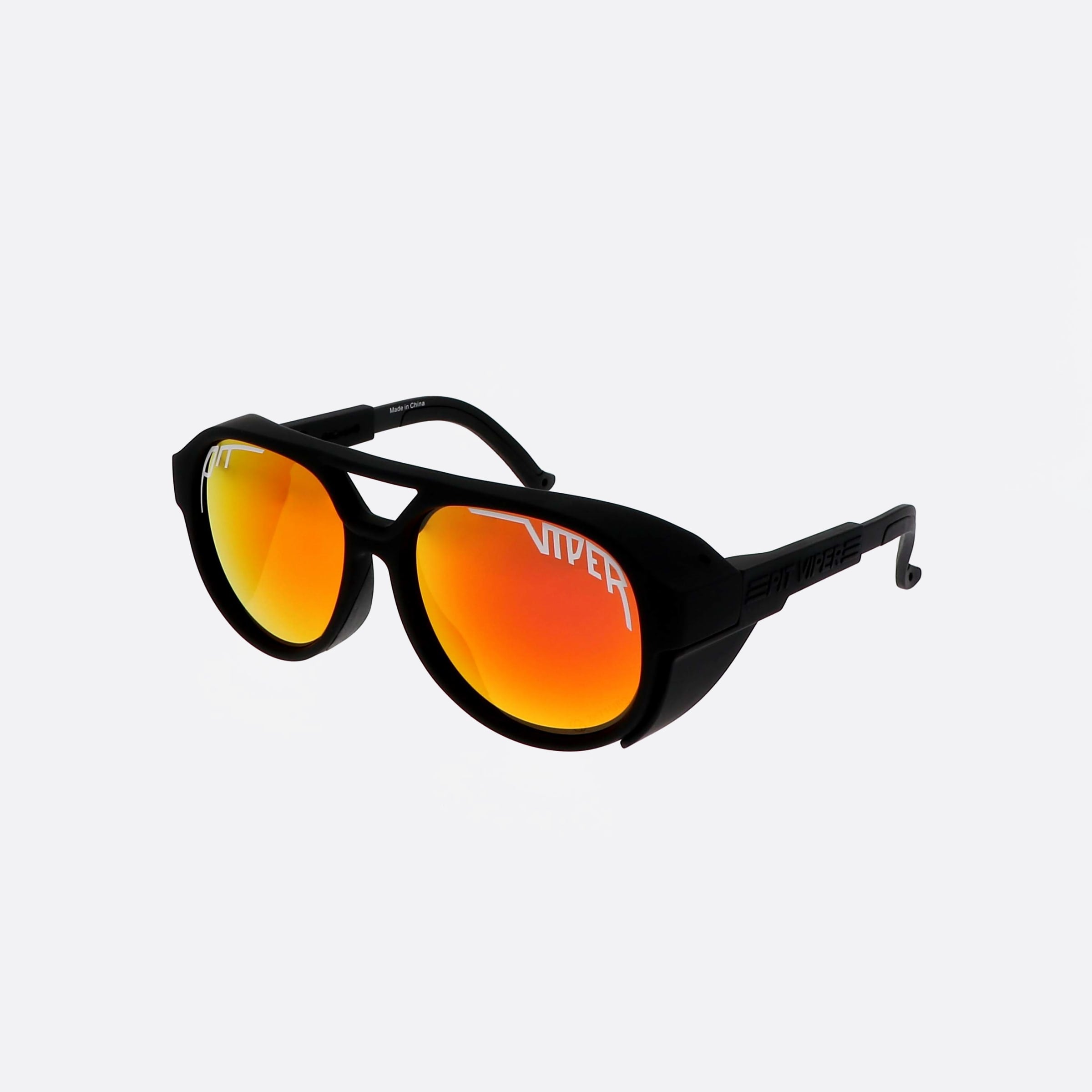 Pit 52mm Viper The Exciters Exciters Rubbers Black Round Polarized Unisex Sunglasses - Main View