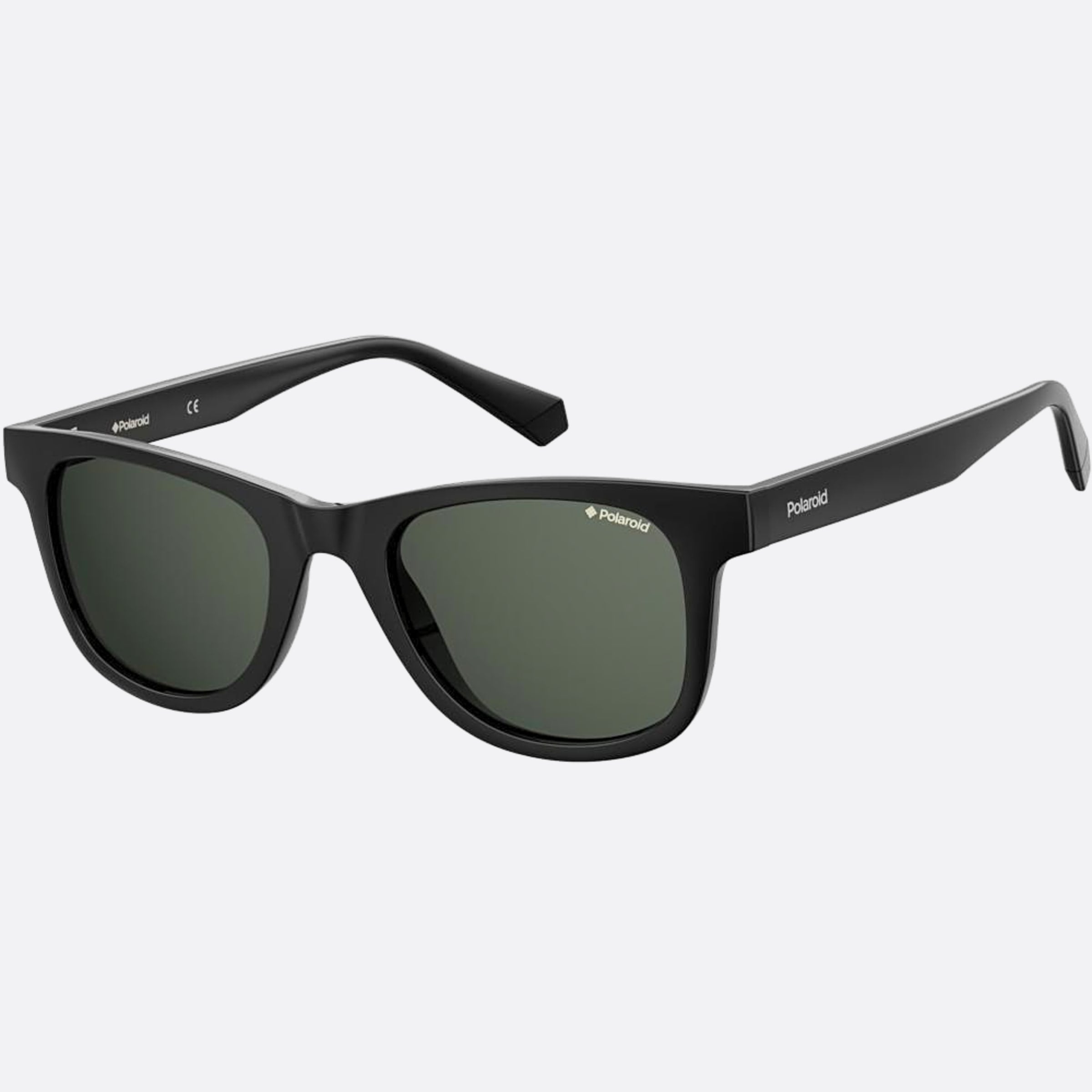 Polaroid 50mm Pld New Black Squared Polarized Men Sunglasses - Side View