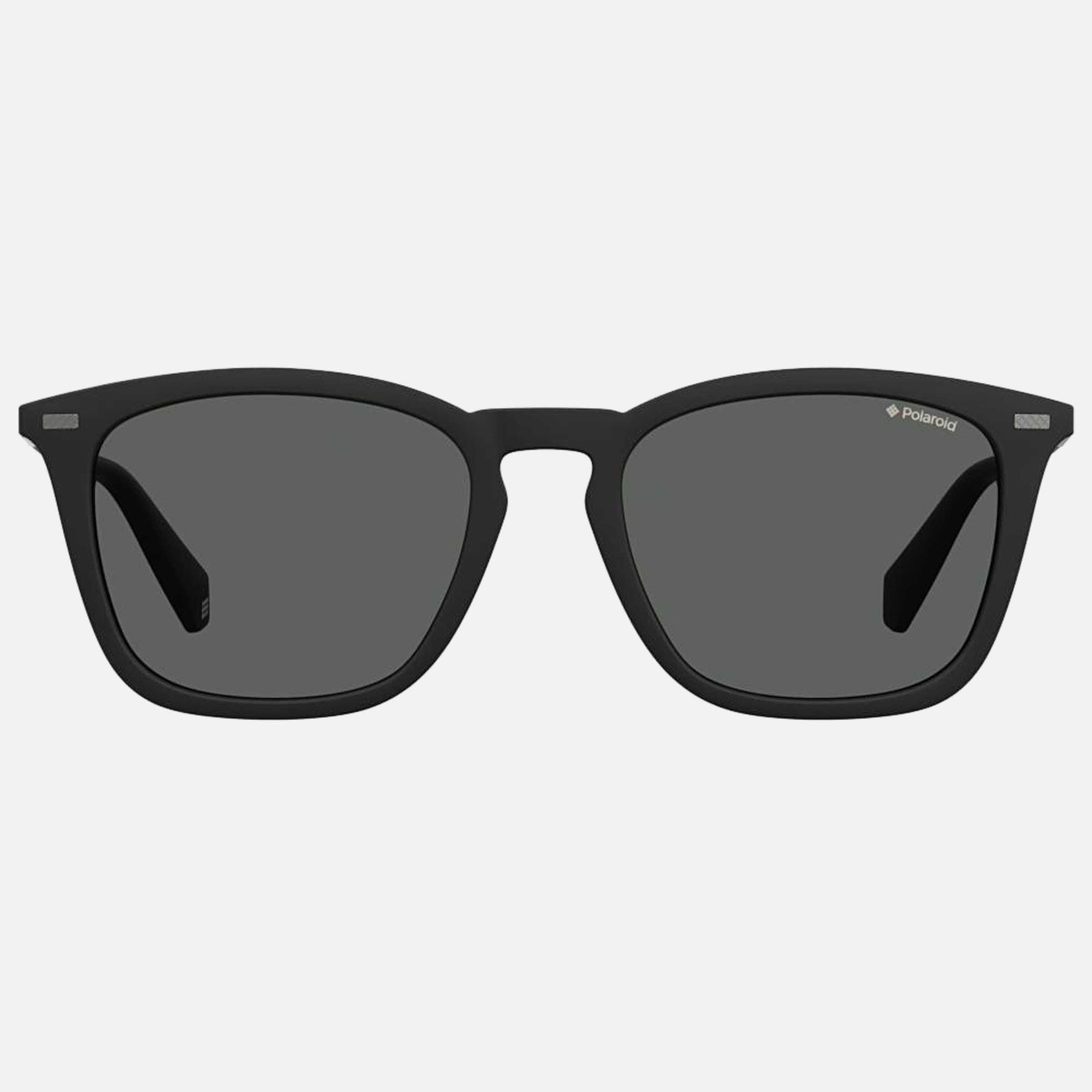 Polaroid 52mm Pld Black Squared Polarized Men Sunglasses - Main View