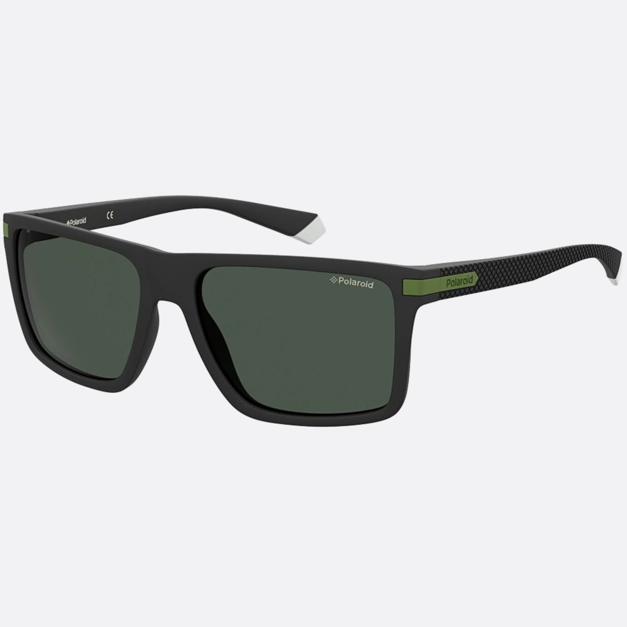 Polaroid 56mm Pld 7zj Black Squared Polarized Men Sunglasses - Side View