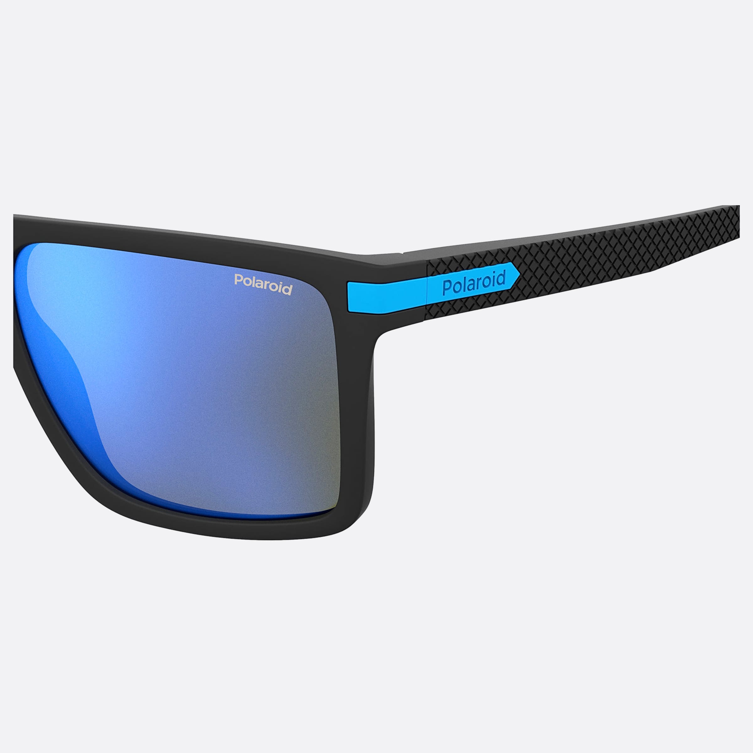 Polaroid 56mm Pld D51 Black Squared Polarized Men Sunglasses - Lifestyle Shot