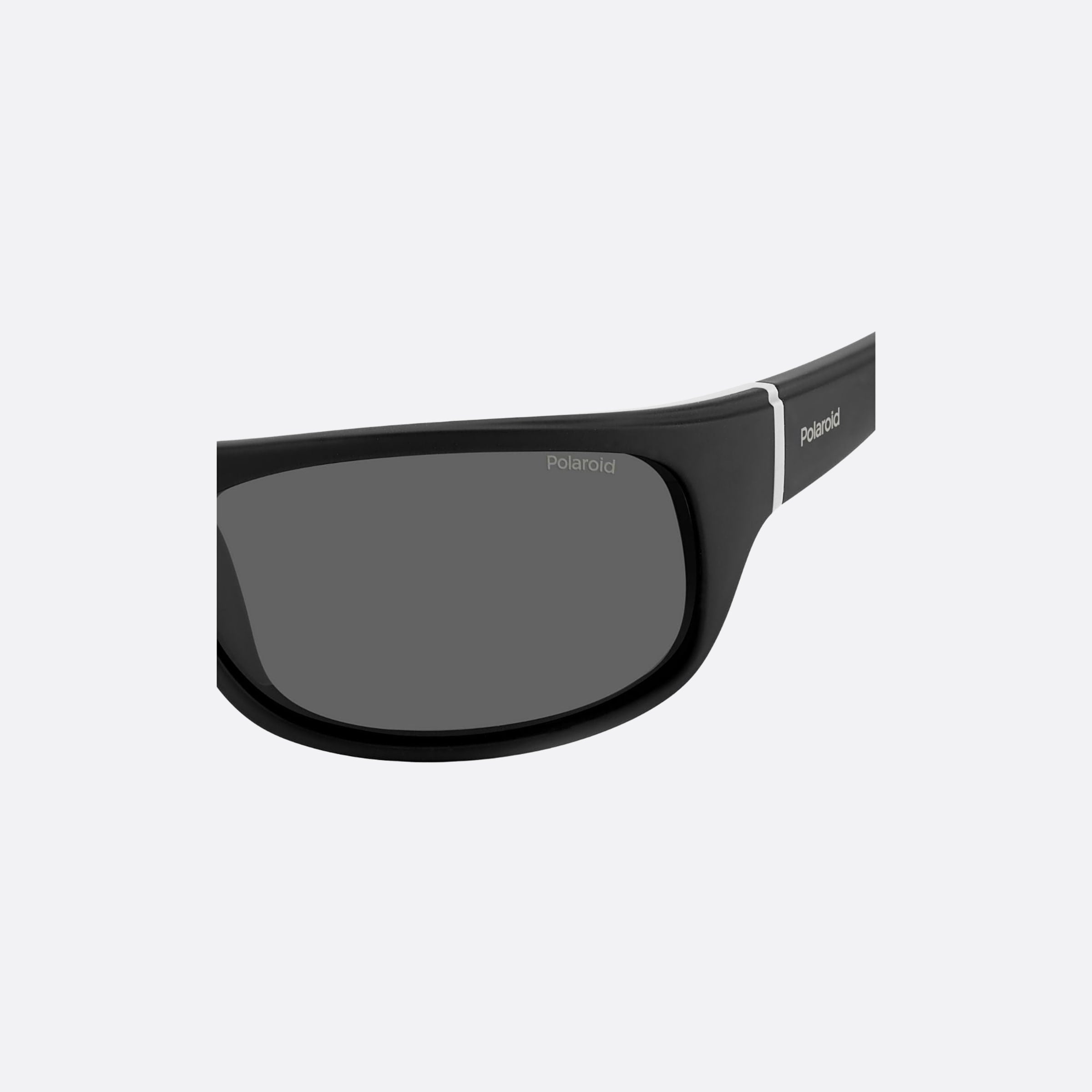 Polaroid 66mm Pld 08a Black Geometric Polarized Men Sunglasses - Additional Angle