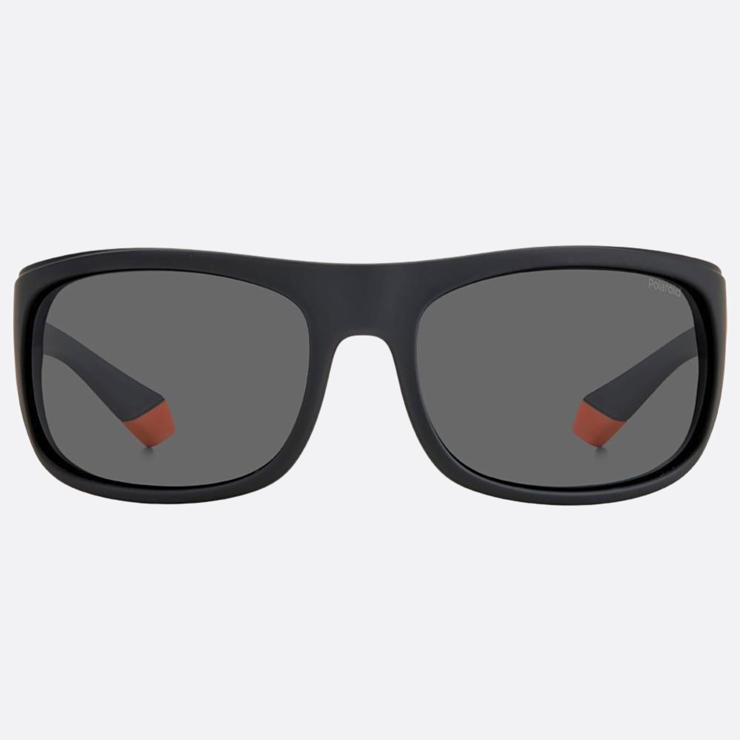 Polaroid 66mm Pld 8lz Black Geometric Polarized Men Sunglasses - Main View