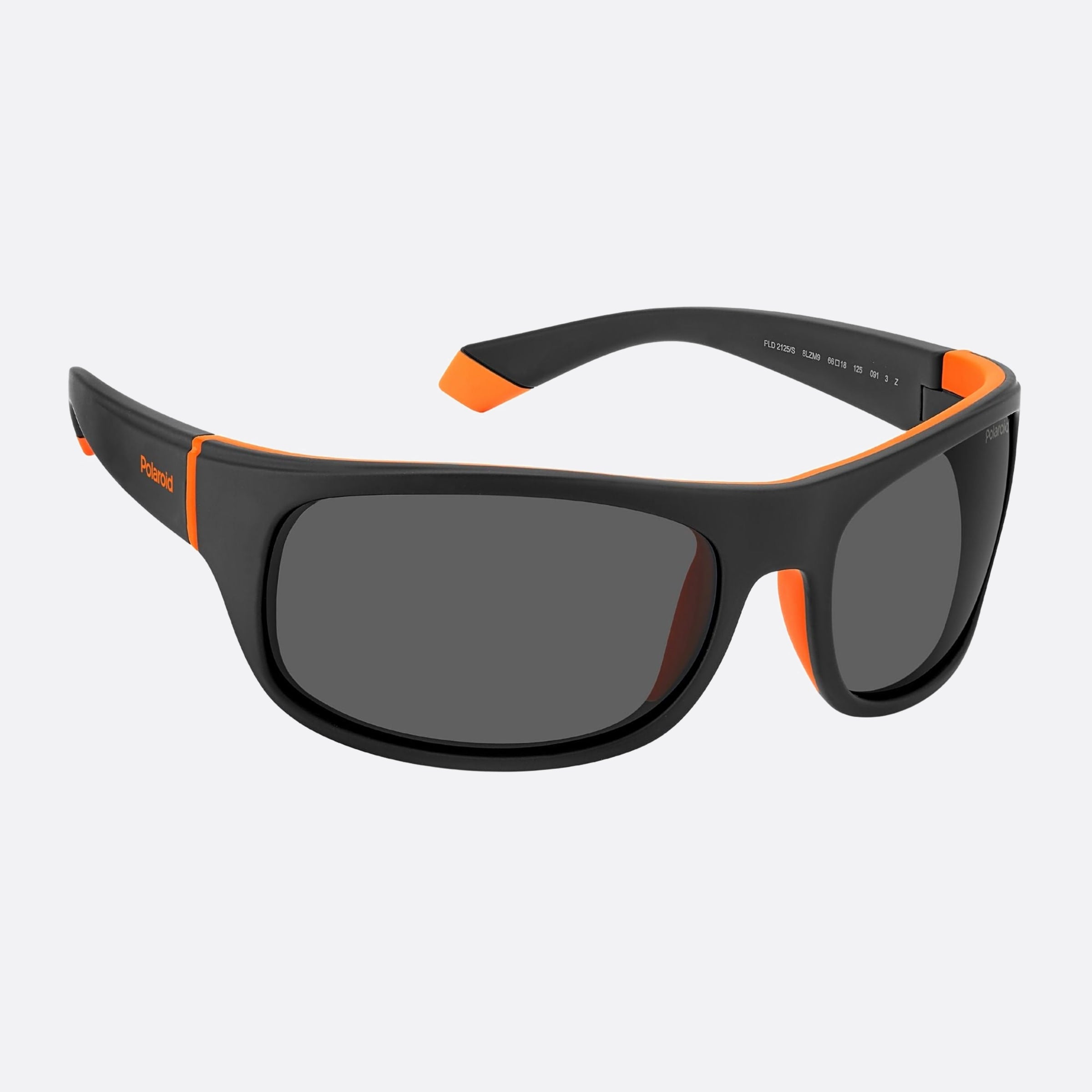 Polaroid 66mm Pld 8lz Black Geometric Polarized Men Sunglasses - Detail View