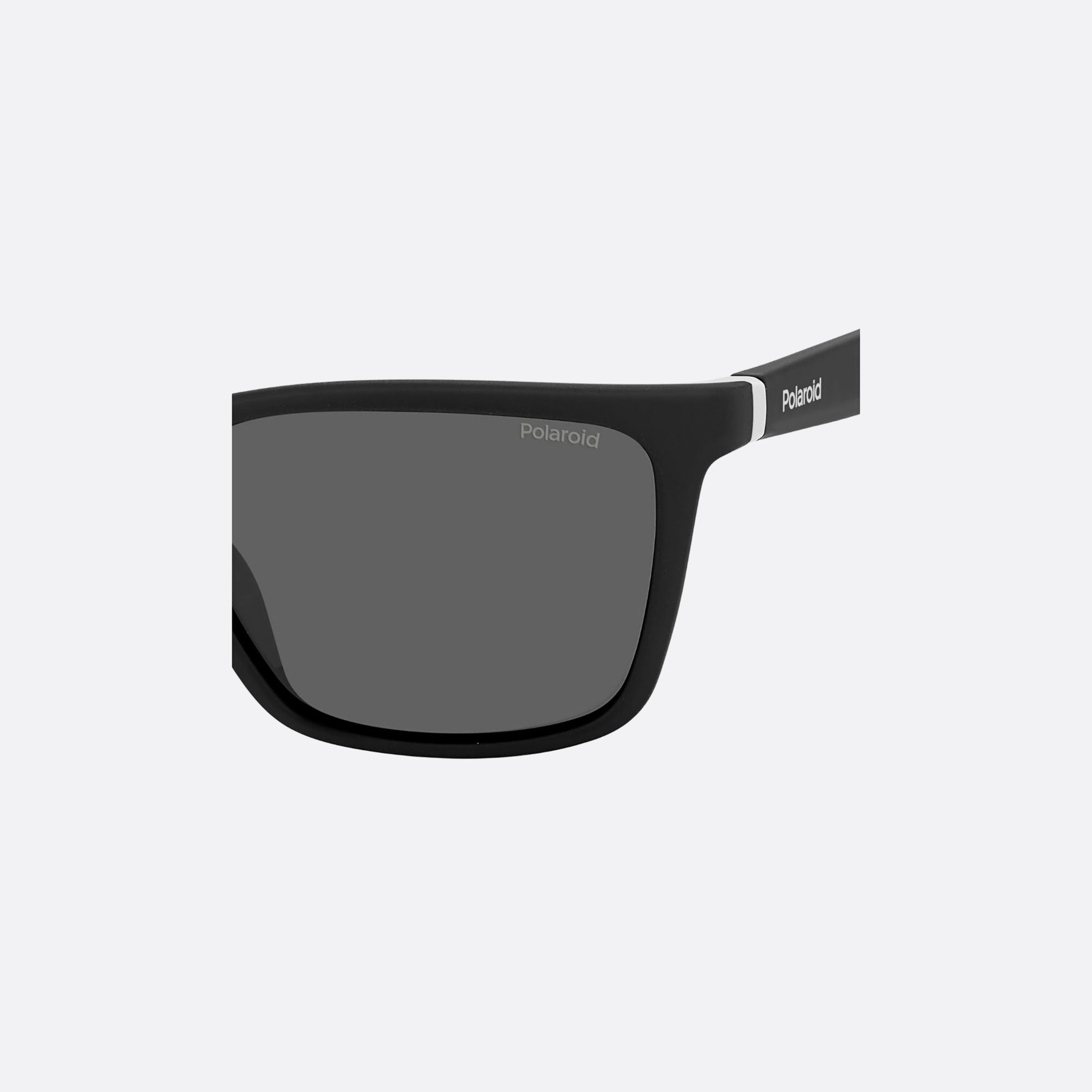 Polaroid 58mm Pld 08a Black Squared Polarized Men Sunglasses - Additional Angle