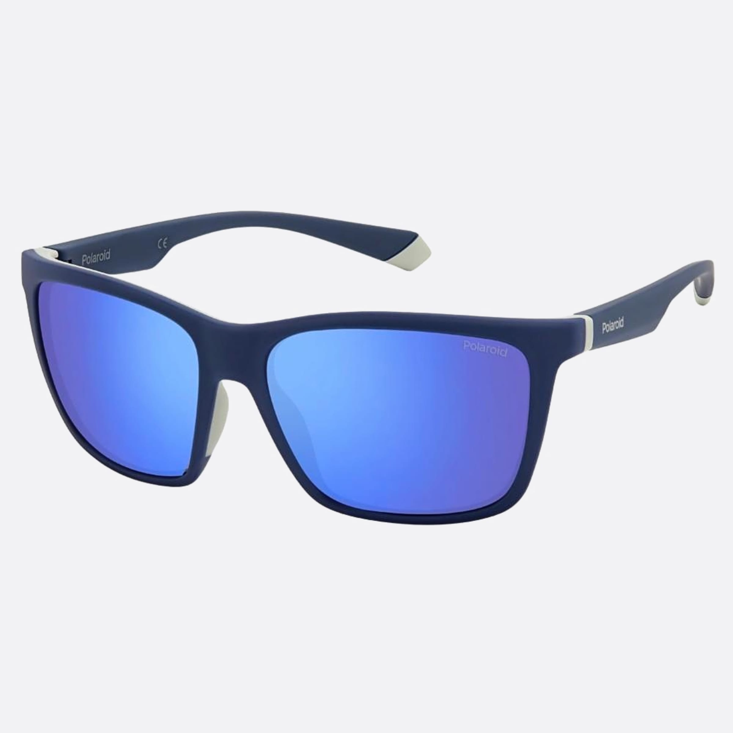 Polaroid 58mm Pld Xw0 Blue Squared Polarized Men Sunglasses - Side View