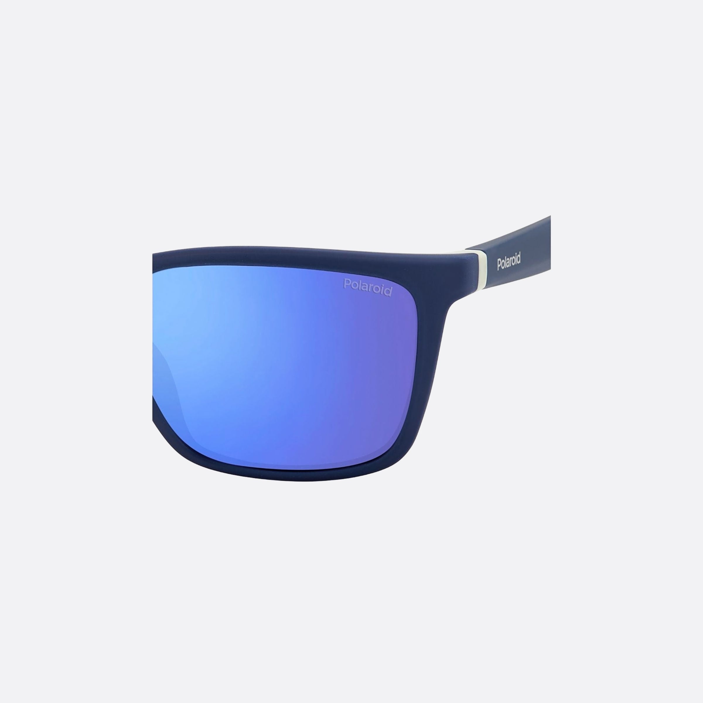 Polaroid 58mm Pld Xw0 Blue Squared Polarized Men Sunglasses - Additional Angle
