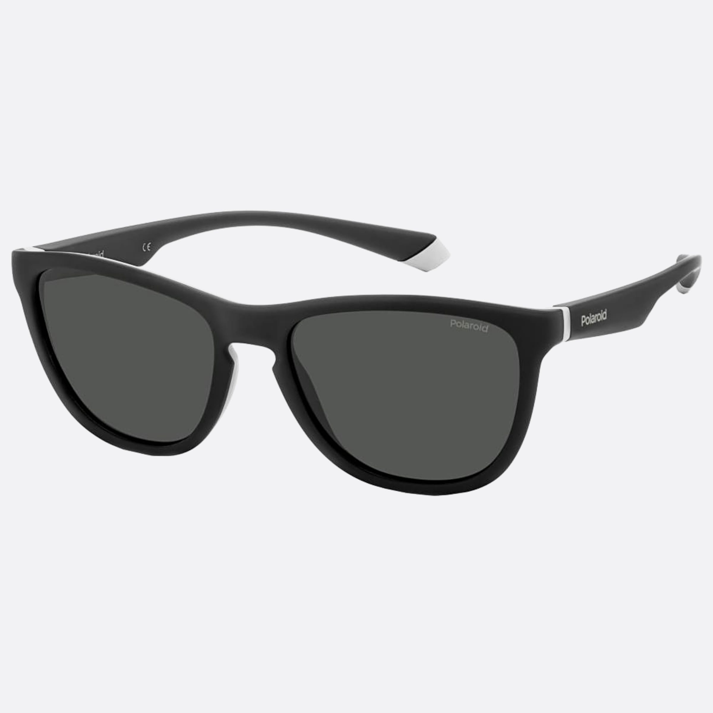 Polaroid 56mm Pld 08a Black Squared Polarized Unisex Sunglasses - Side View