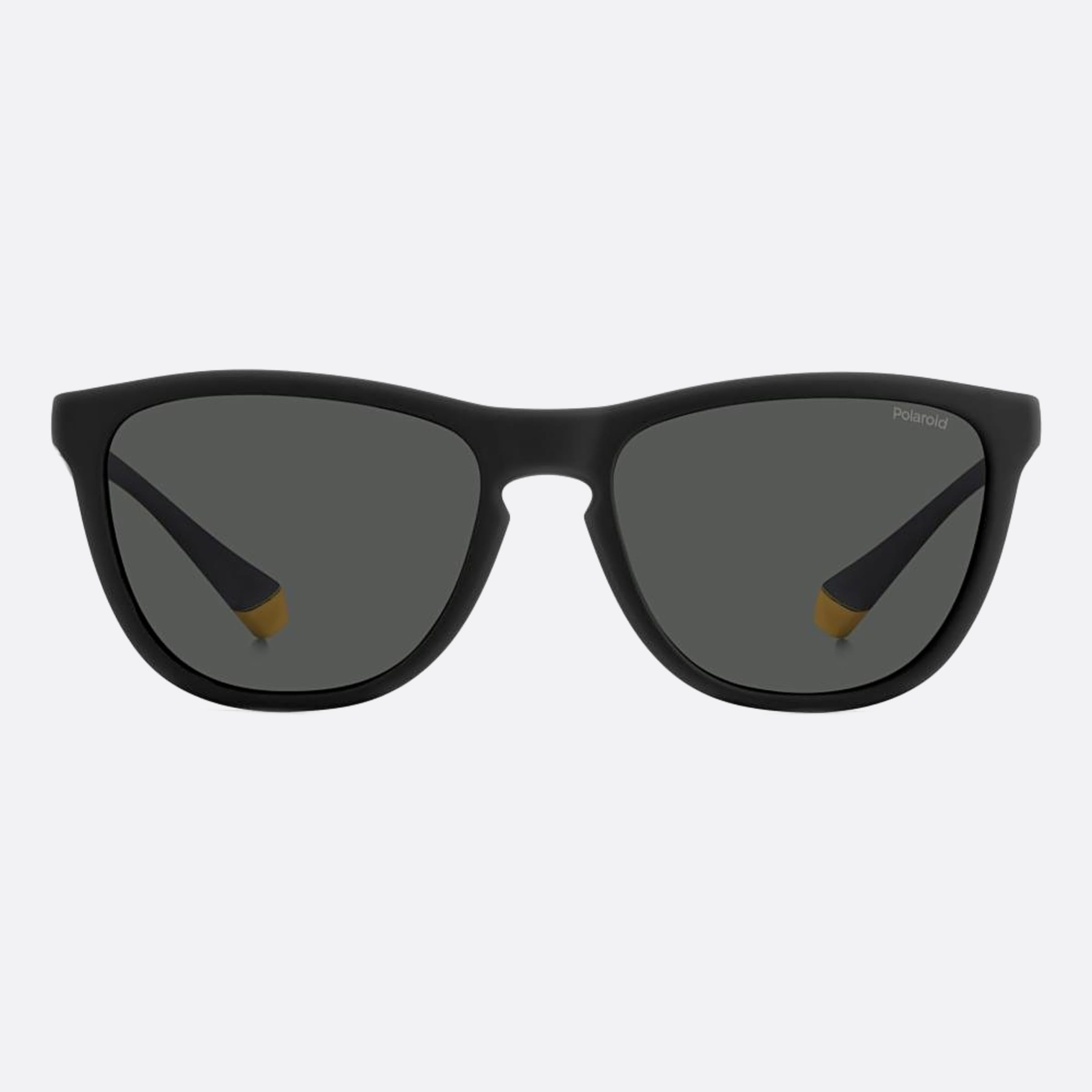 Polaroid 56mm Pld 71c Black Squared Polarized Unisex Sunglasses - Main View