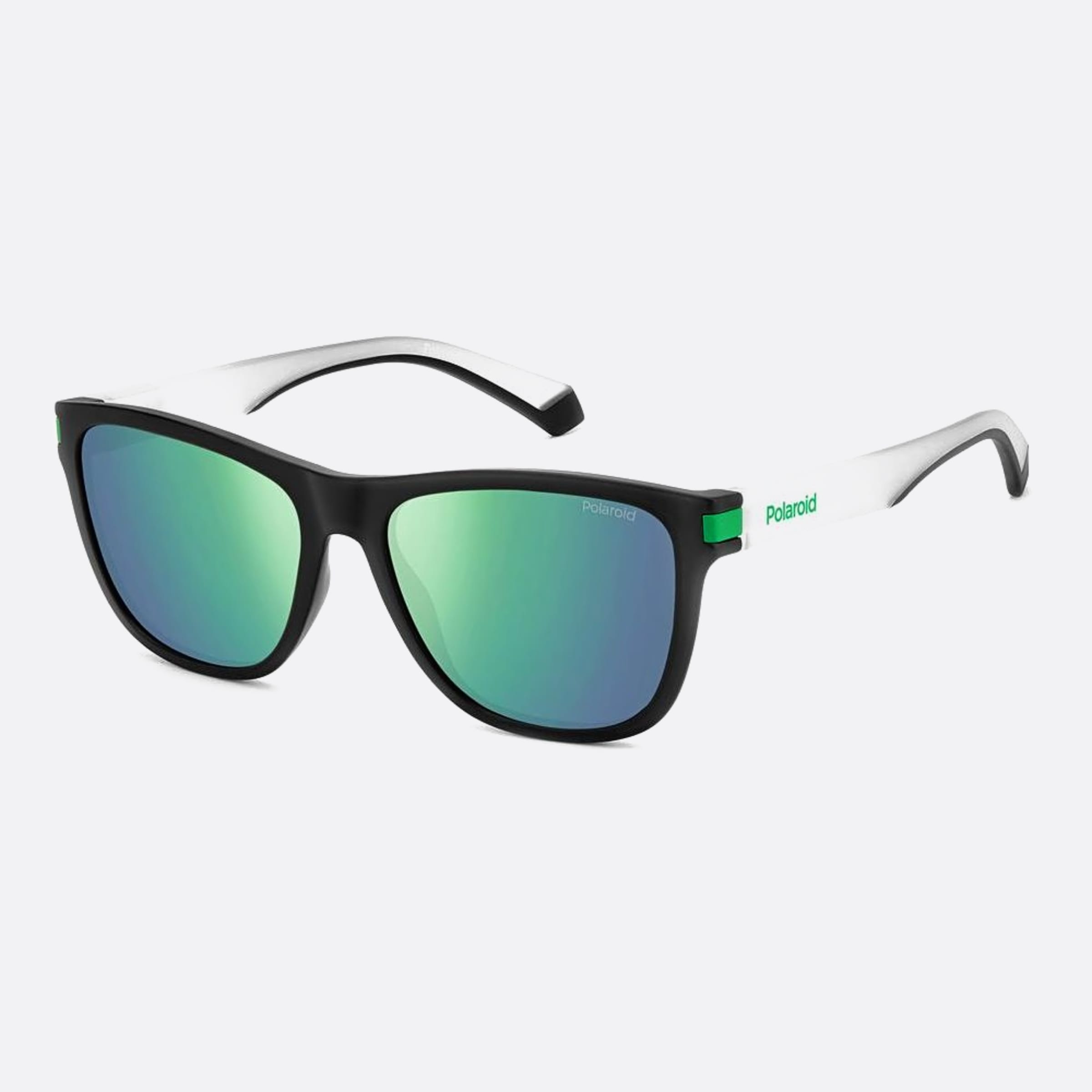 Polaroid 56mm Pld 3ol Black Squared Polarized Unisex Sunglasses - Side View