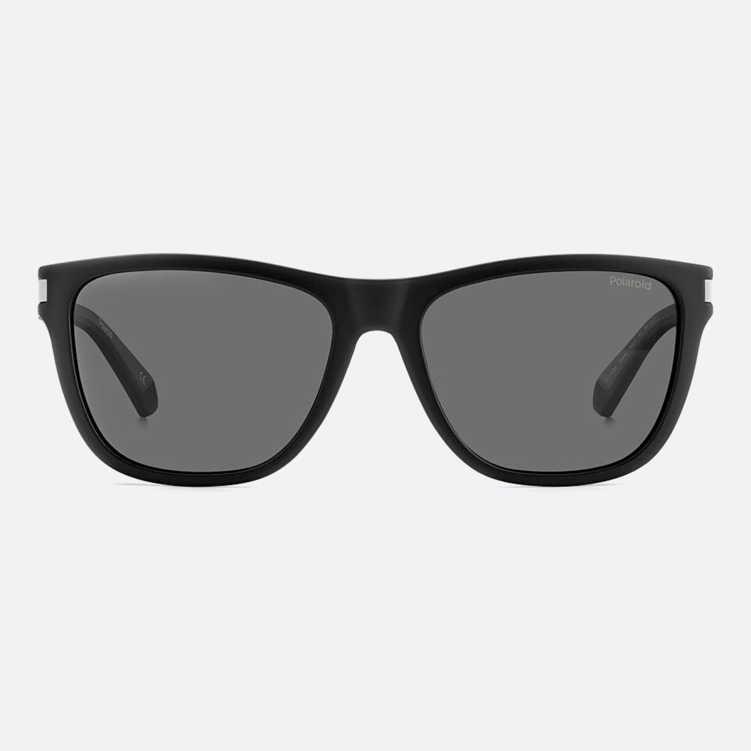 Polaroid 56mm Pld O6w Black Squared Polarized Unisex Sunglasses - Main View